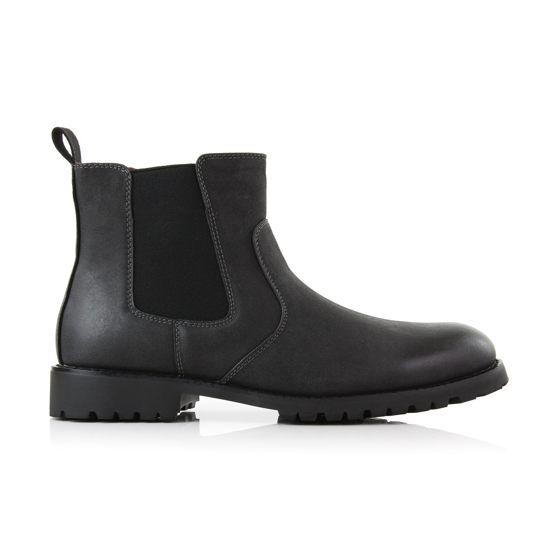 Plain-Toe Chelsea Boots | Jayden by Ferro Aldo | Conal Footwear | Outer Side Angle View