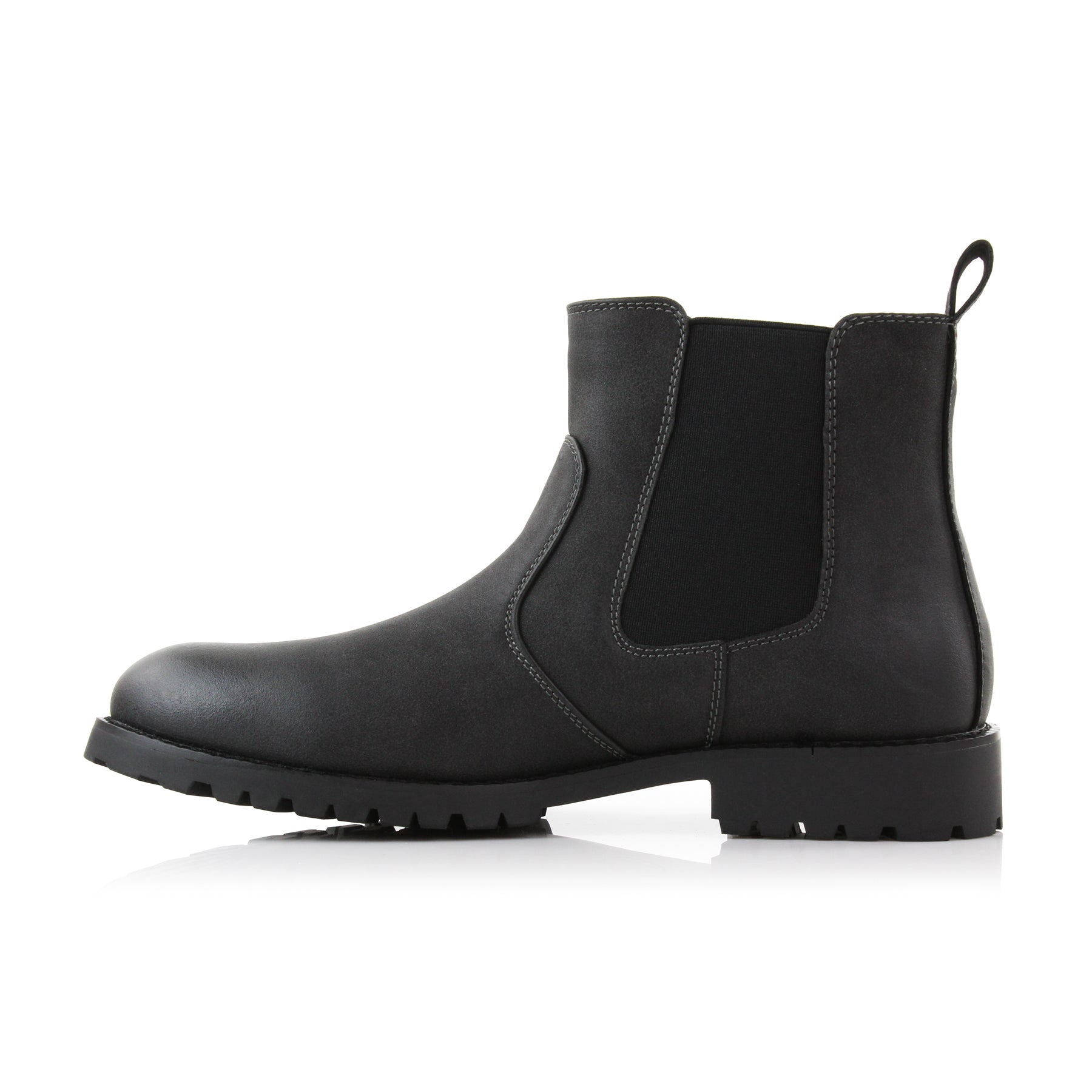 Plain-Toe Chelsea Boots | Jayden by Ferro Aldo | Conal Footwear | Inner Side Angle View