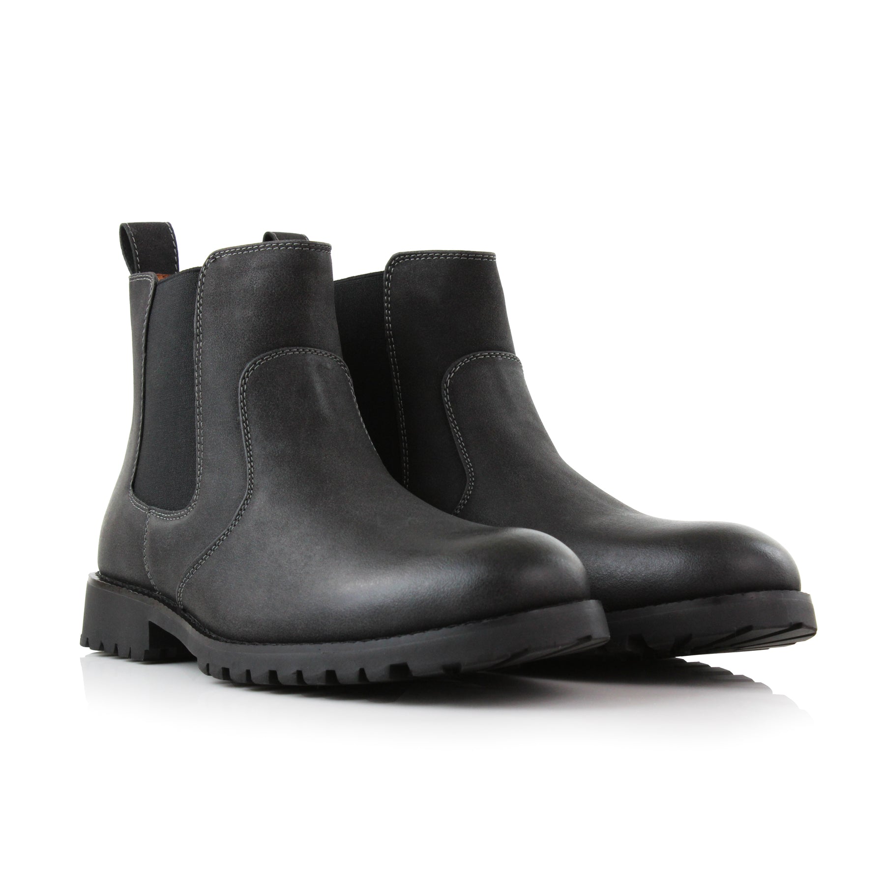 Plain-Toe Chelsea Boots | Jayden by Ferro Aldo | Conal Footwear | Paired Angle View