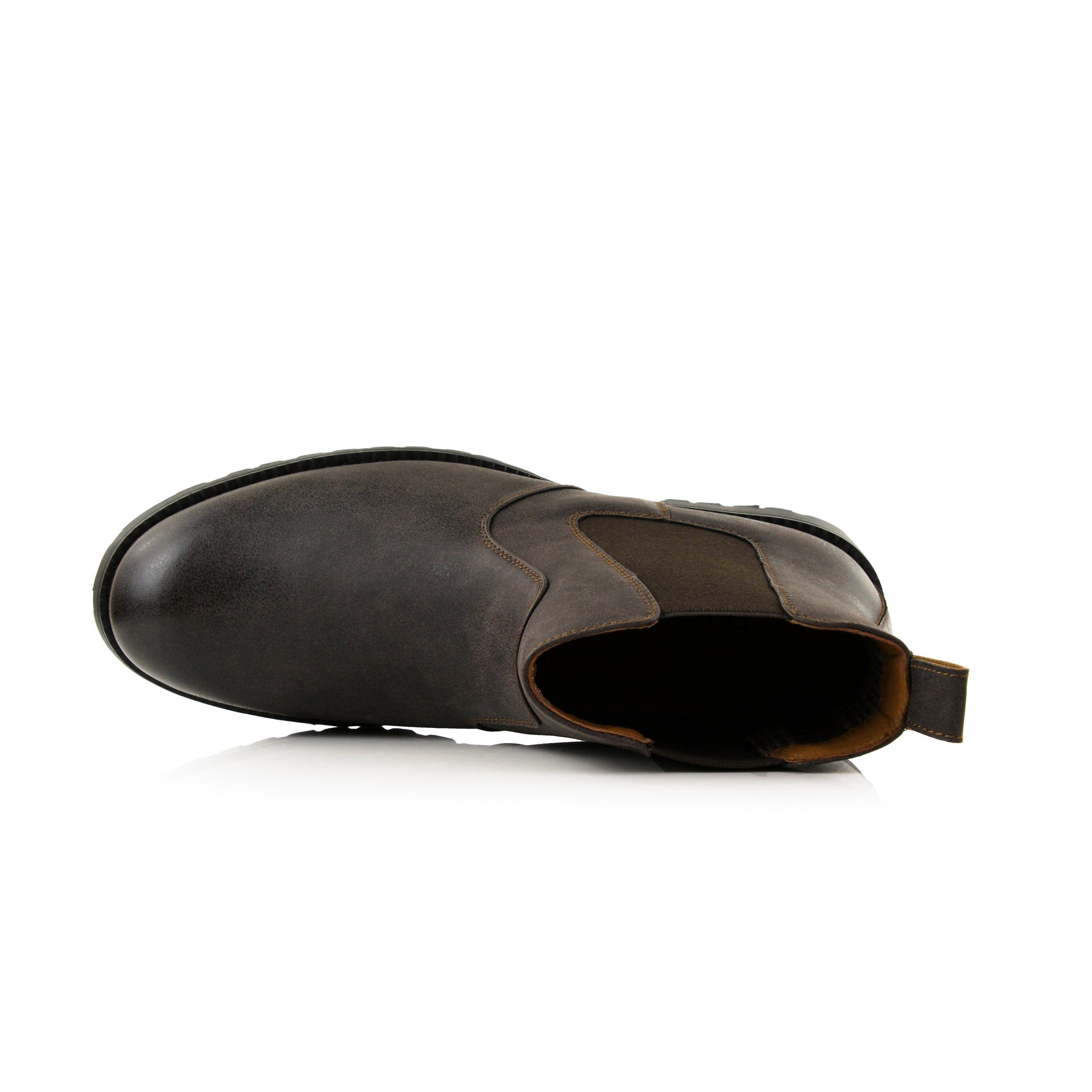 Plain-Toe Chelsea Boots | Jayden by Ferro Aldo | Conal Footwear | Top-Down Angle View