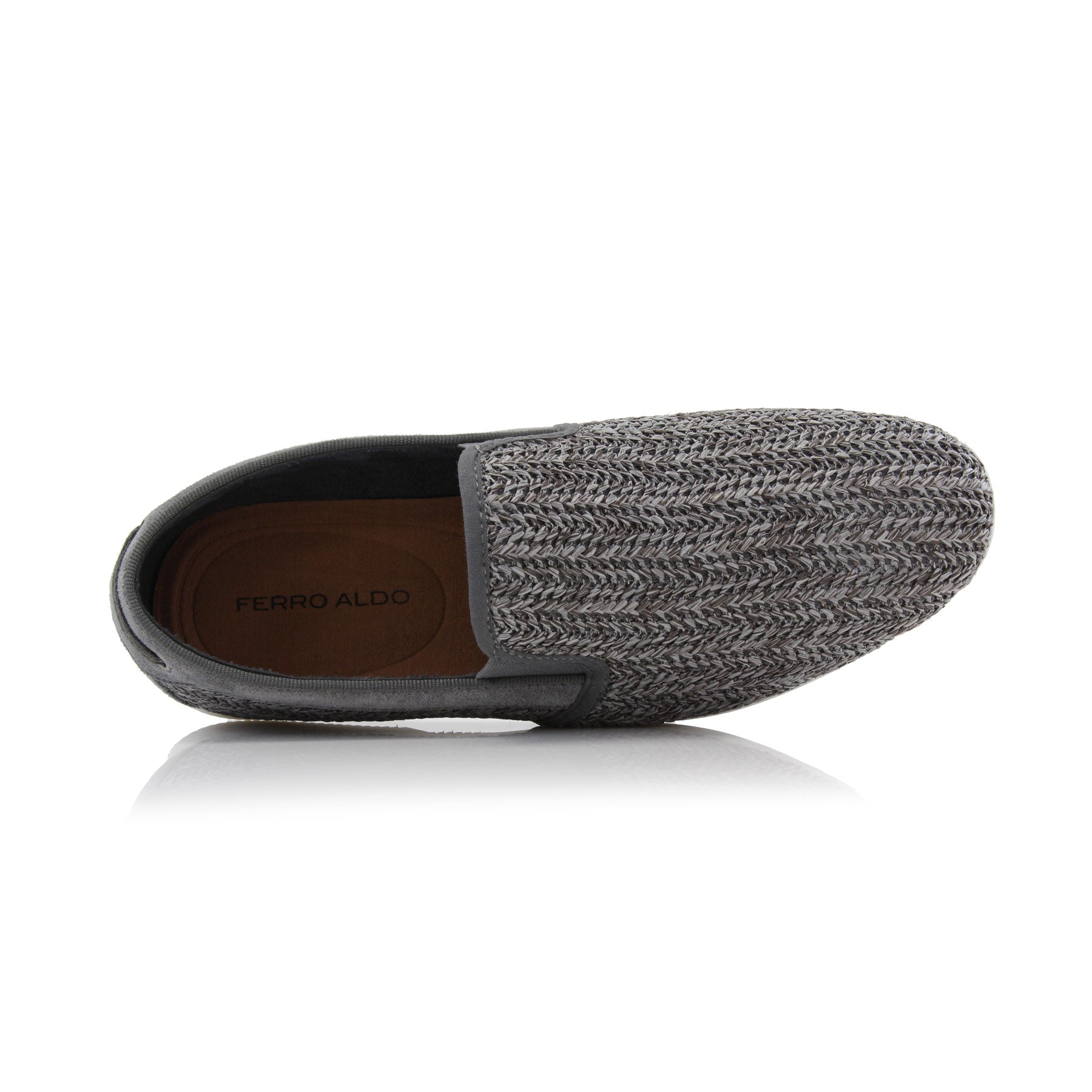 Woven Loafers | Jiro by Ferro Aldo | Conal Footwear | Top-Down Angle View
