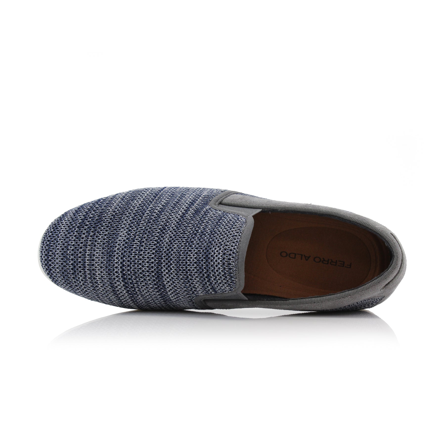 Knitted Loafers | Jiro by Ferro Aldo | Conal Footwear | Top-Down Angle View