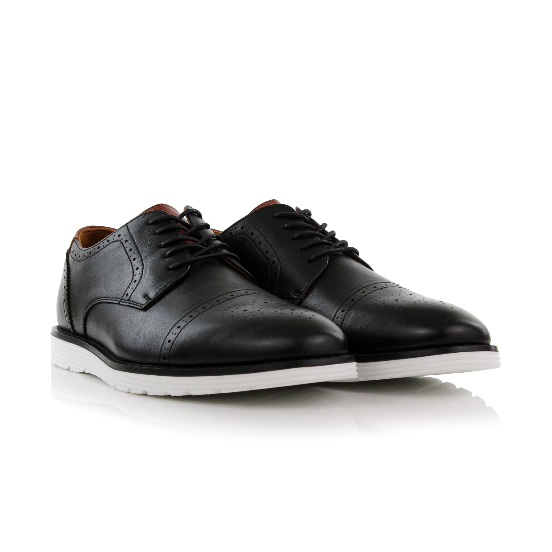 Brogue Derby Sneakers | Kenneth by Ferro Aldo | Conal Footwear | Paired Angle View