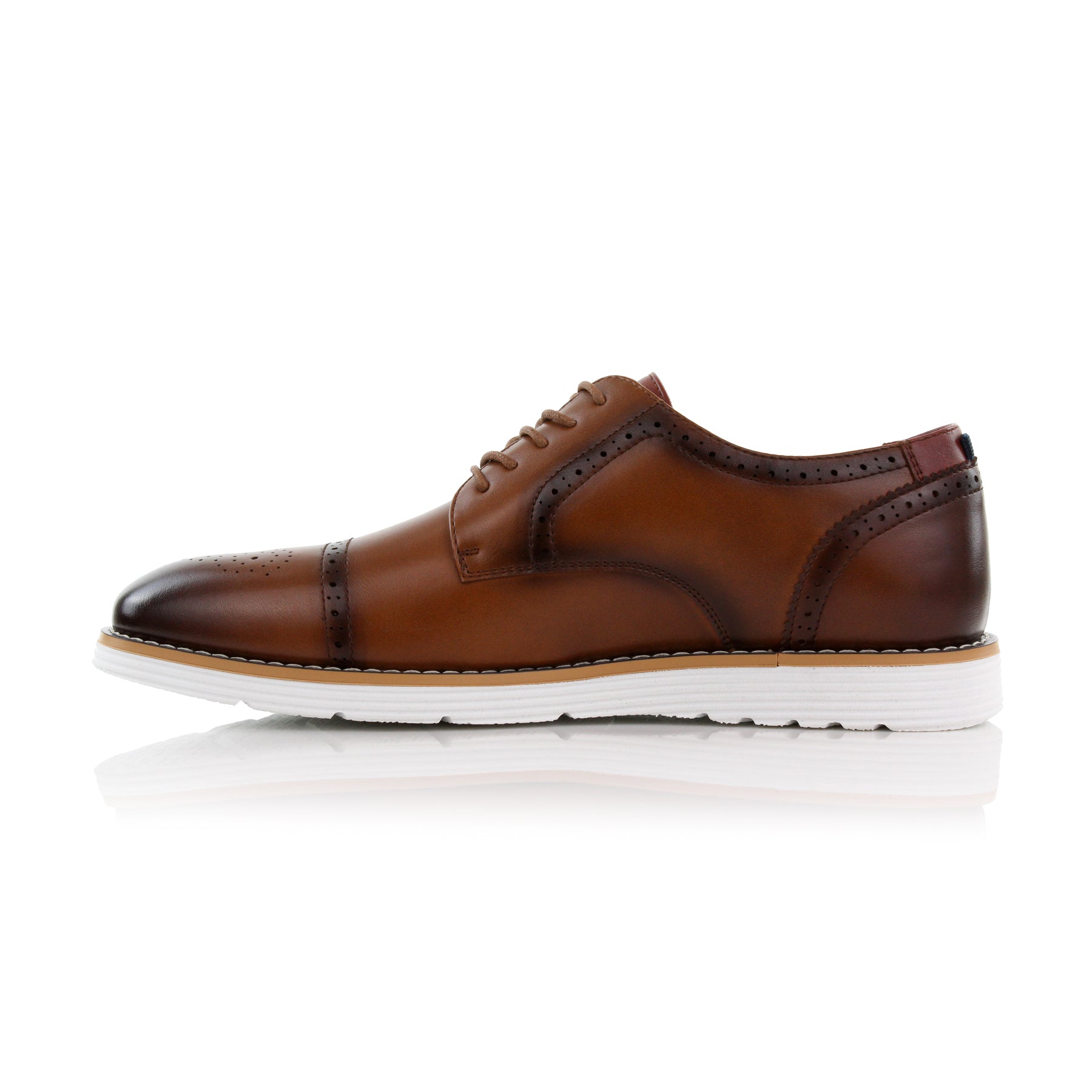 Brogue Derby Sneakers | Kenneth by Ferro Aldo | Conal Footwear | Inner Side Angle View