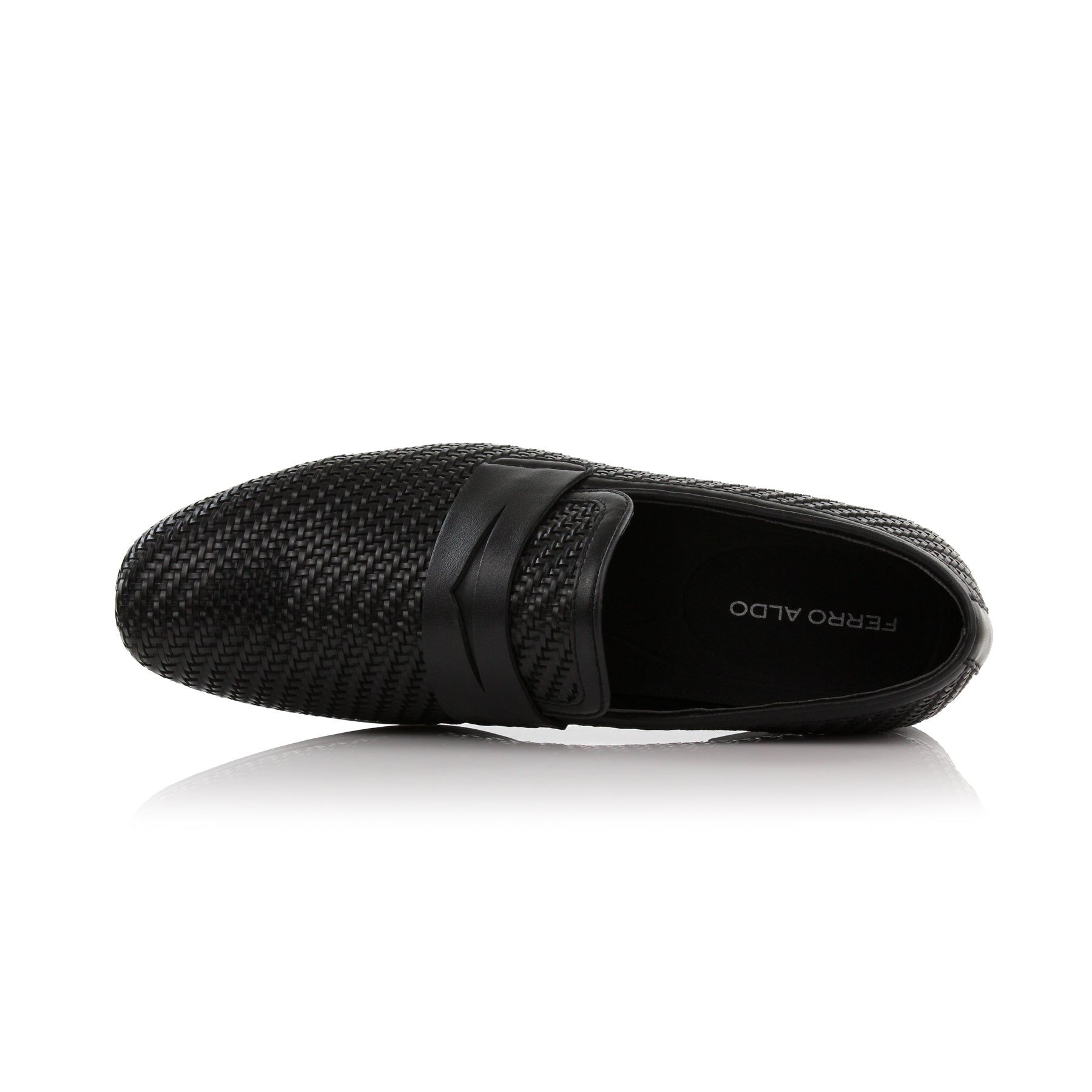 Woven Loafers | Louie by Ferro Aldo | Conal Footwear | Top-Down Angle View