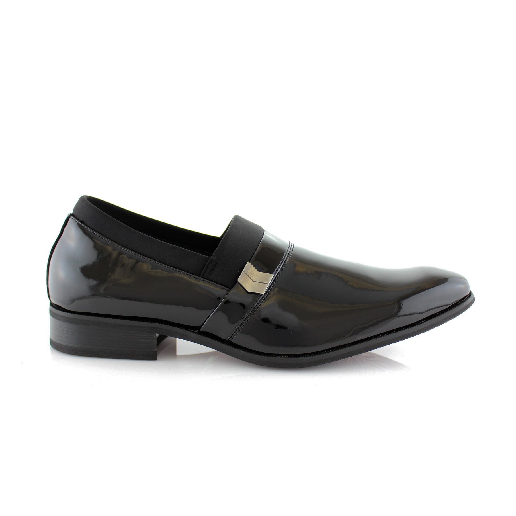 Patent Leather Loafers | Jeffrey by Delli Aldo | Conal Footwear | Outer Side Angle View