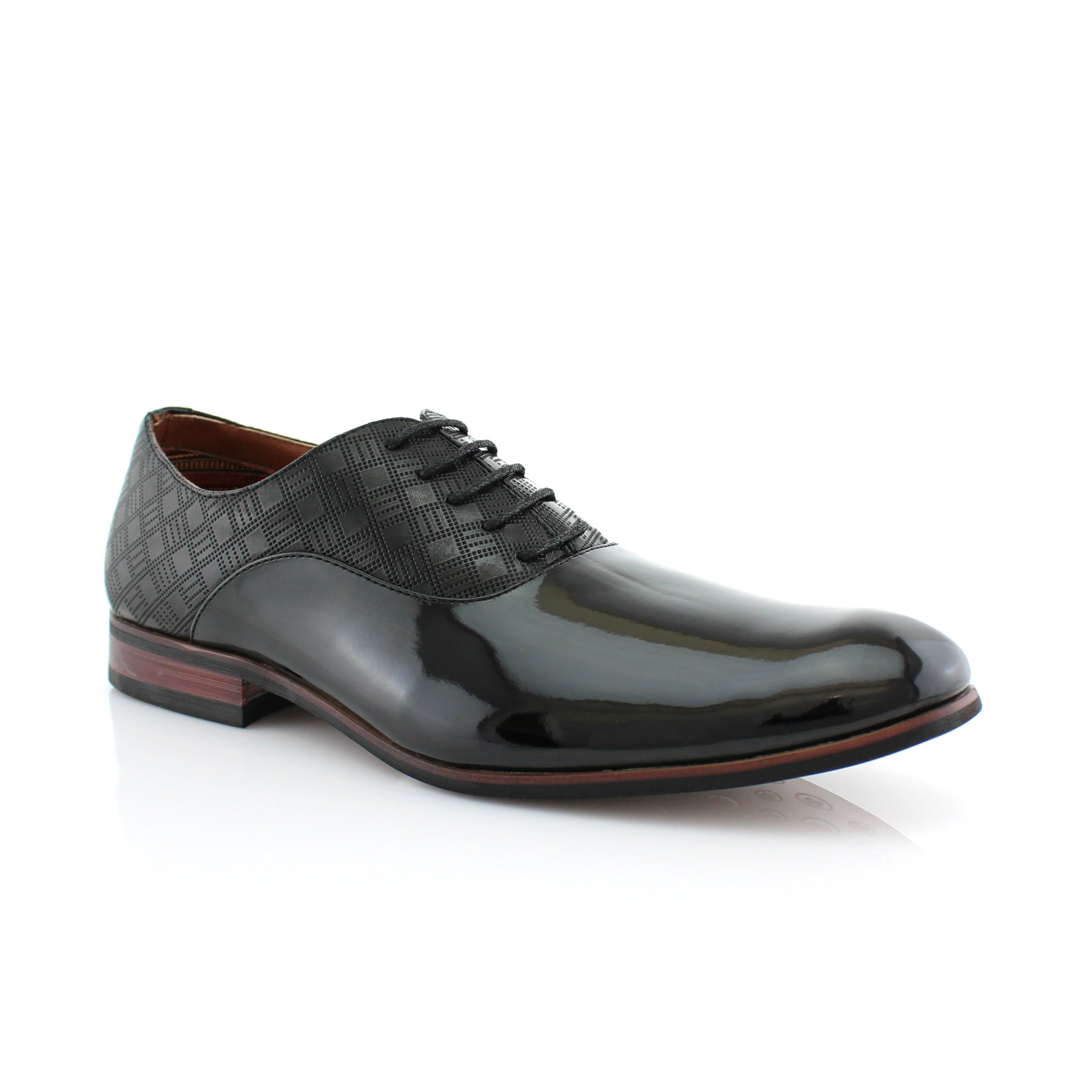 Men s PU Business Shoes Joey Patent Leather Formal Oxford