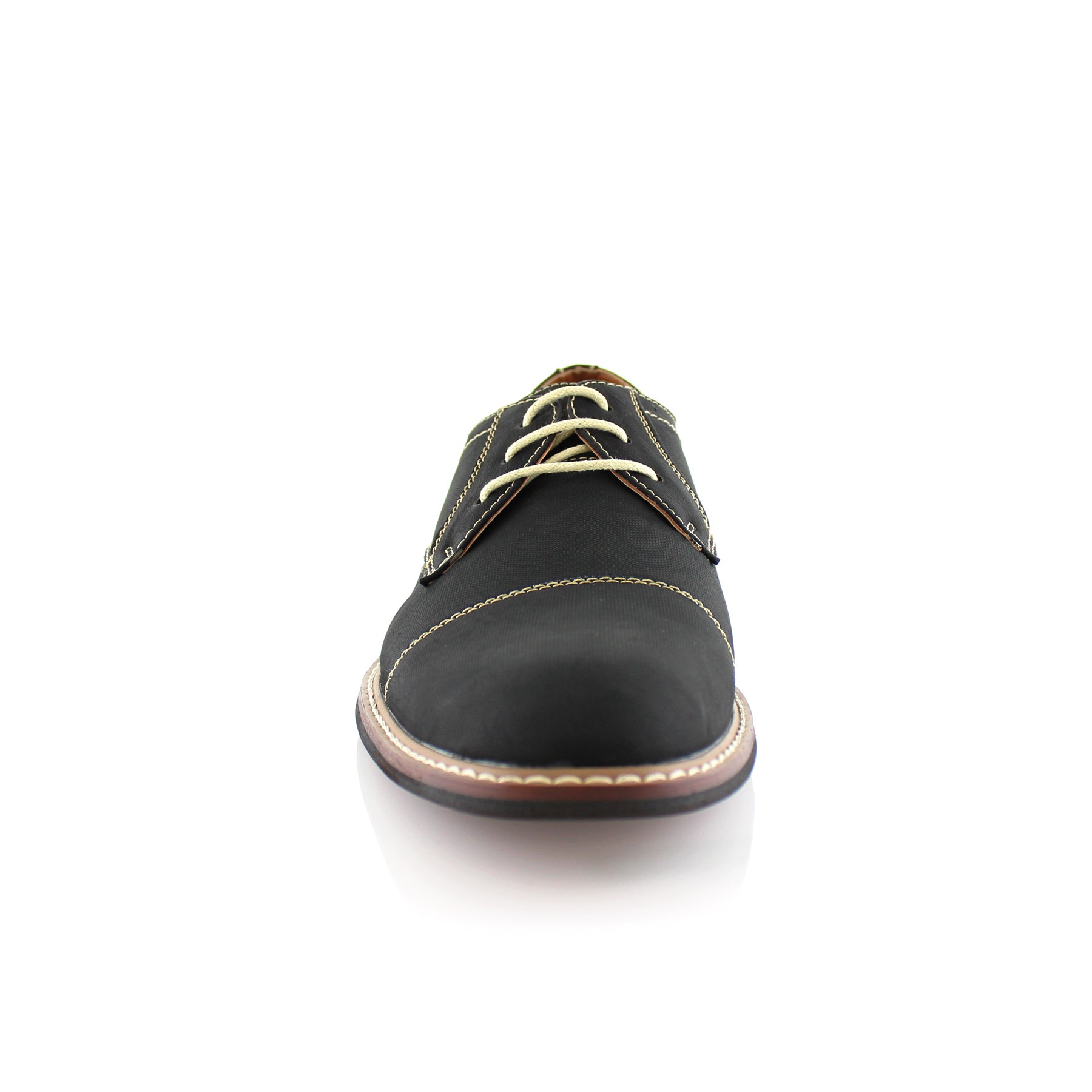 Embossed Derby Shoes | Jason by Ferro Aldo | Conal Footwear | Front Angle View