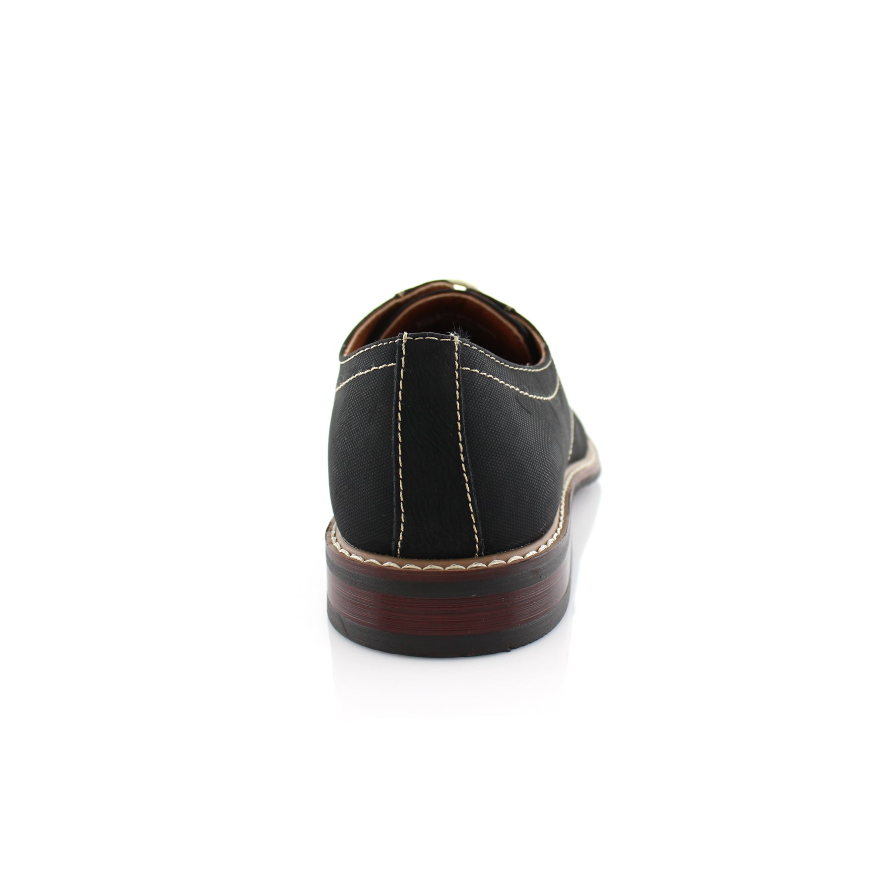 Embossed Derby Shoes | Jason by Ferro Aldo | Conal Footwear | Back Angle View
