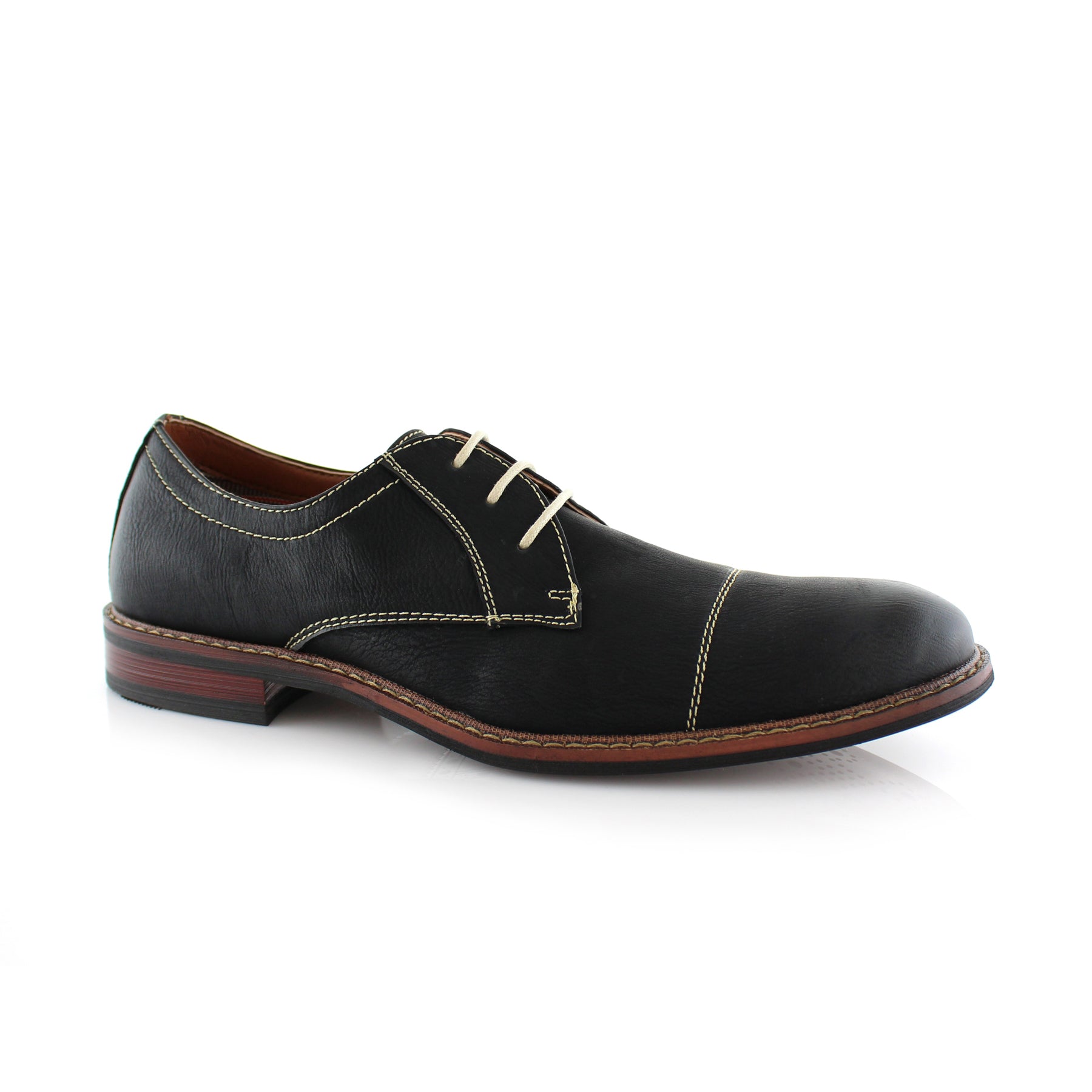 Distressed Leather Derby Shoes | Jason by Ferro Aldo | Conal Footwear | Main Angle View