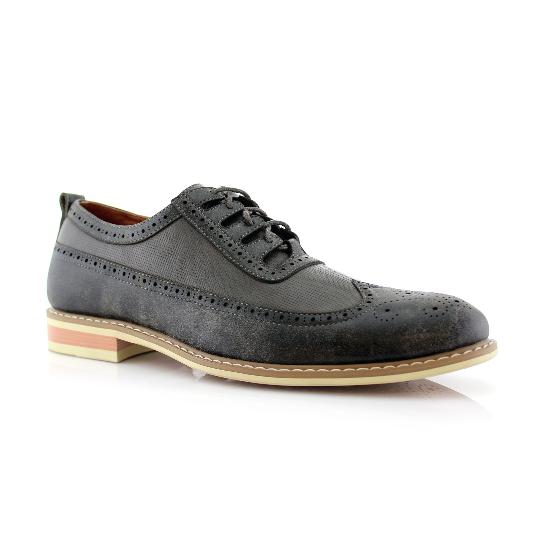 Brogue Wingtip Oxfords | Josh by Ferro Aldo | Conal Footwear | Main Angle View