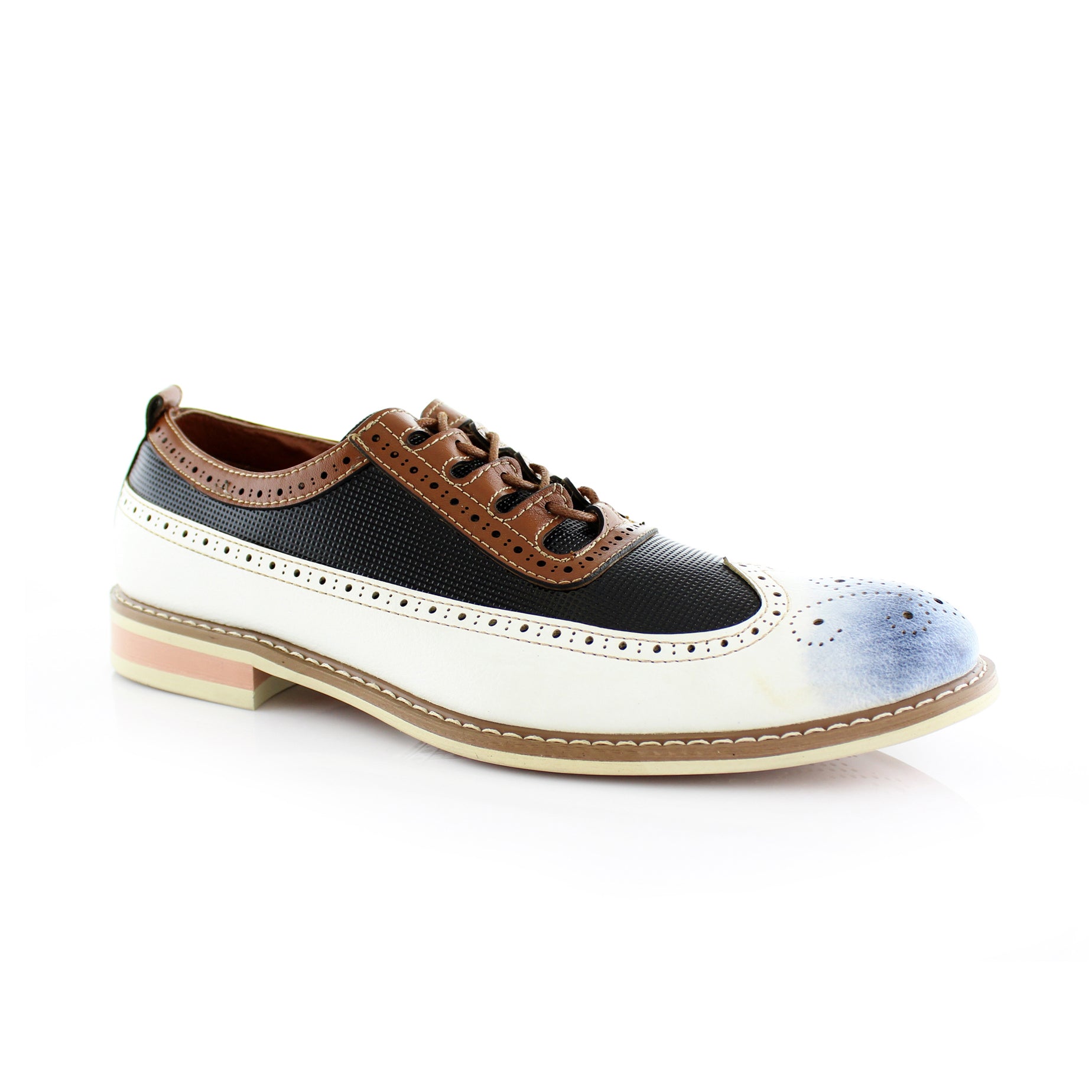 Brogue Wingtip Oxfords | Josh by Ferro Aldo | Conal Footwear | Main Angle View