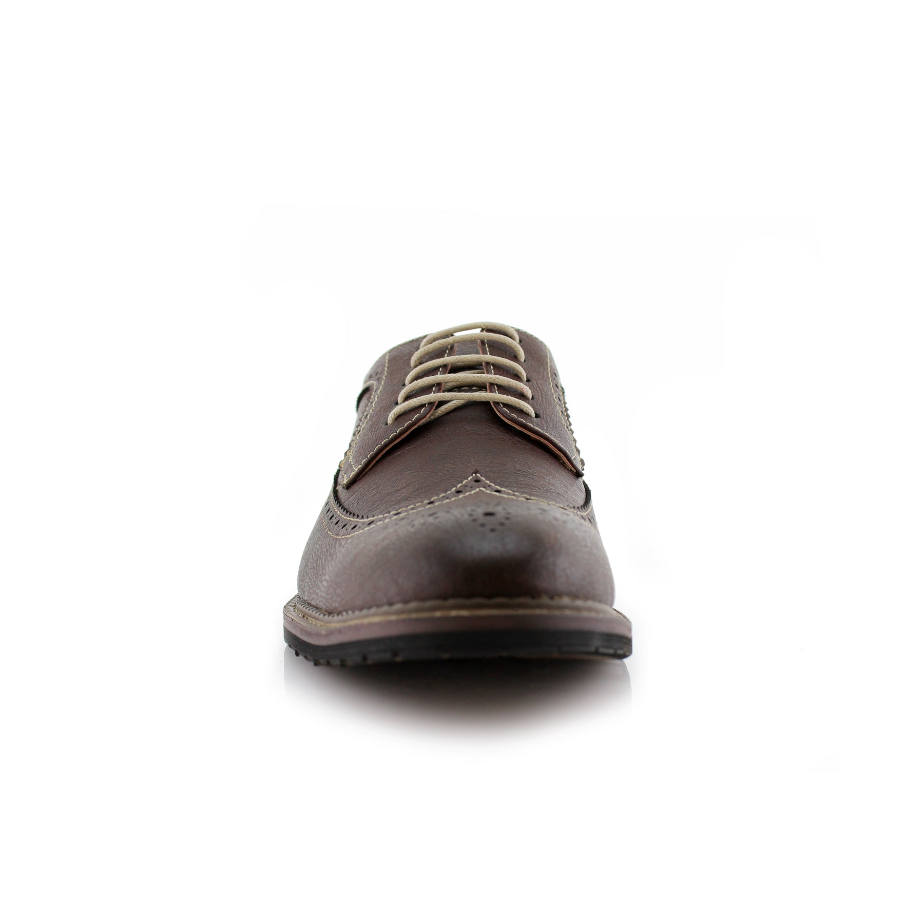 Longwing Brogue Derby Shoes | Phillip by Ferro Aldo | Conal Footwear | Front Angle View