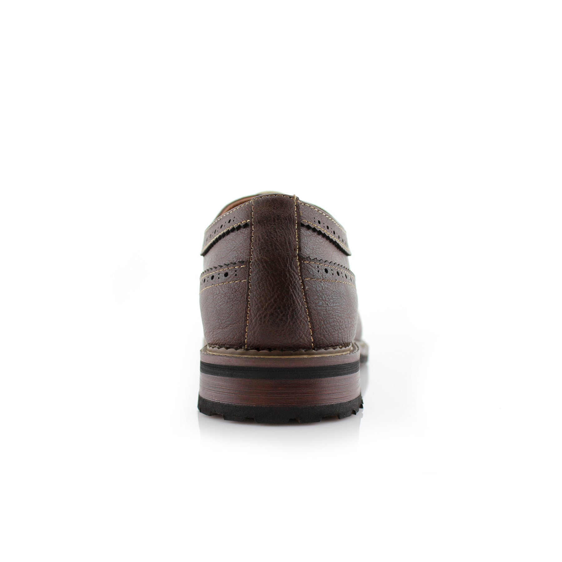 Longwing Brogue Derby Shoes | Phillip by Ferro Aldo | Conal Footwear | Back Angle View