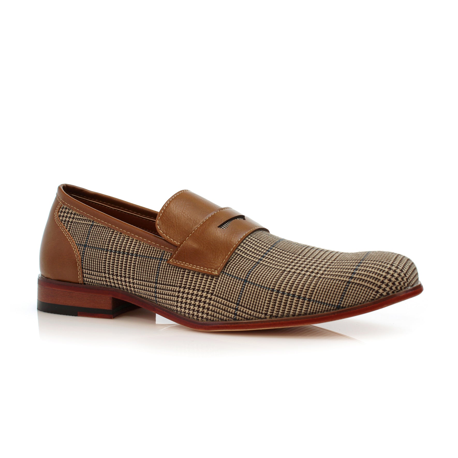 Plaid Loafers | Sidney by Ferro Aldo | Conal Footwear | Main Angle View