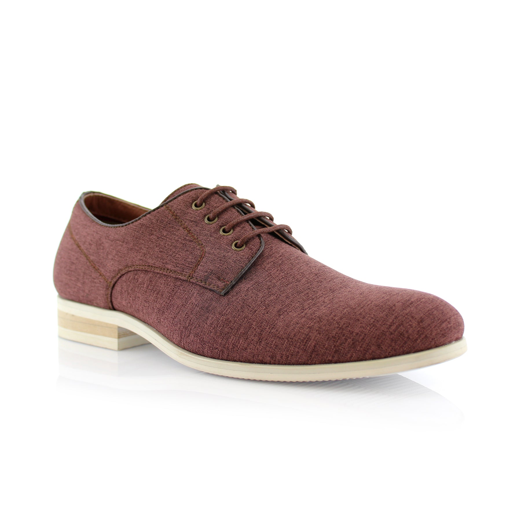 Linen Blended Derby Shoes | Nash by Ferro Aldo | Conal Footwear | Main Angle View