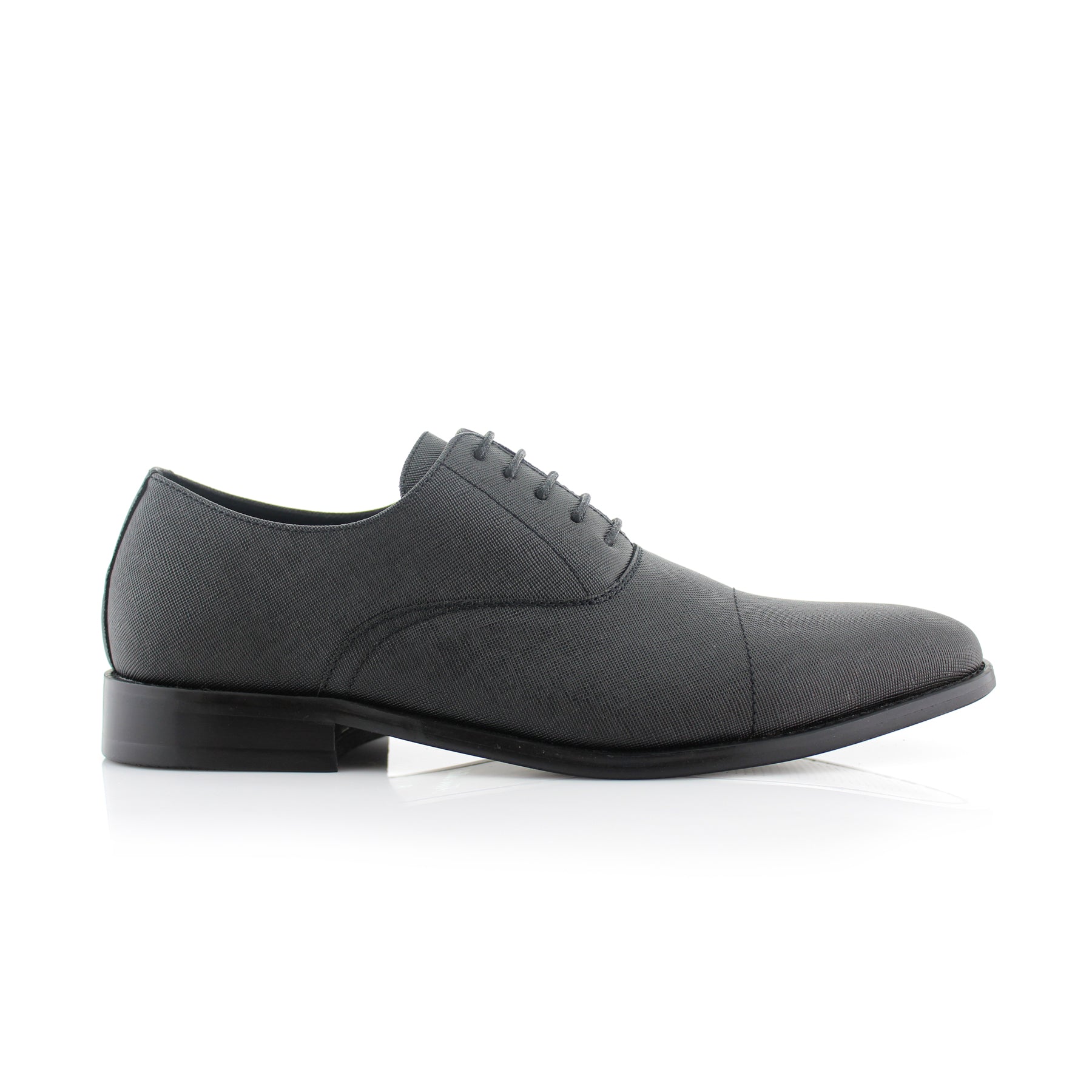 Embossed Oxfords | Garrett by Ferro Aldo | Conal Footwear | Outer Side Angle View