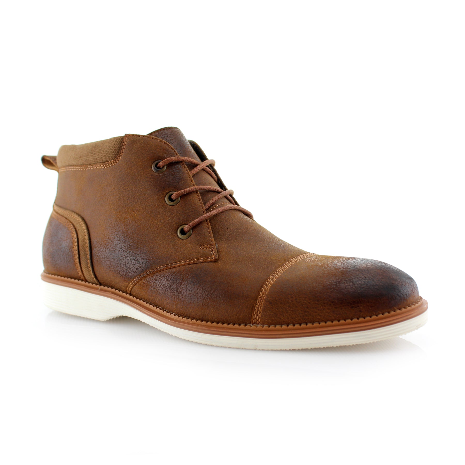 Cap-Toe Chukka Boots | Sammy by Ferro Aldo | Conal Footwear | Main Angle View