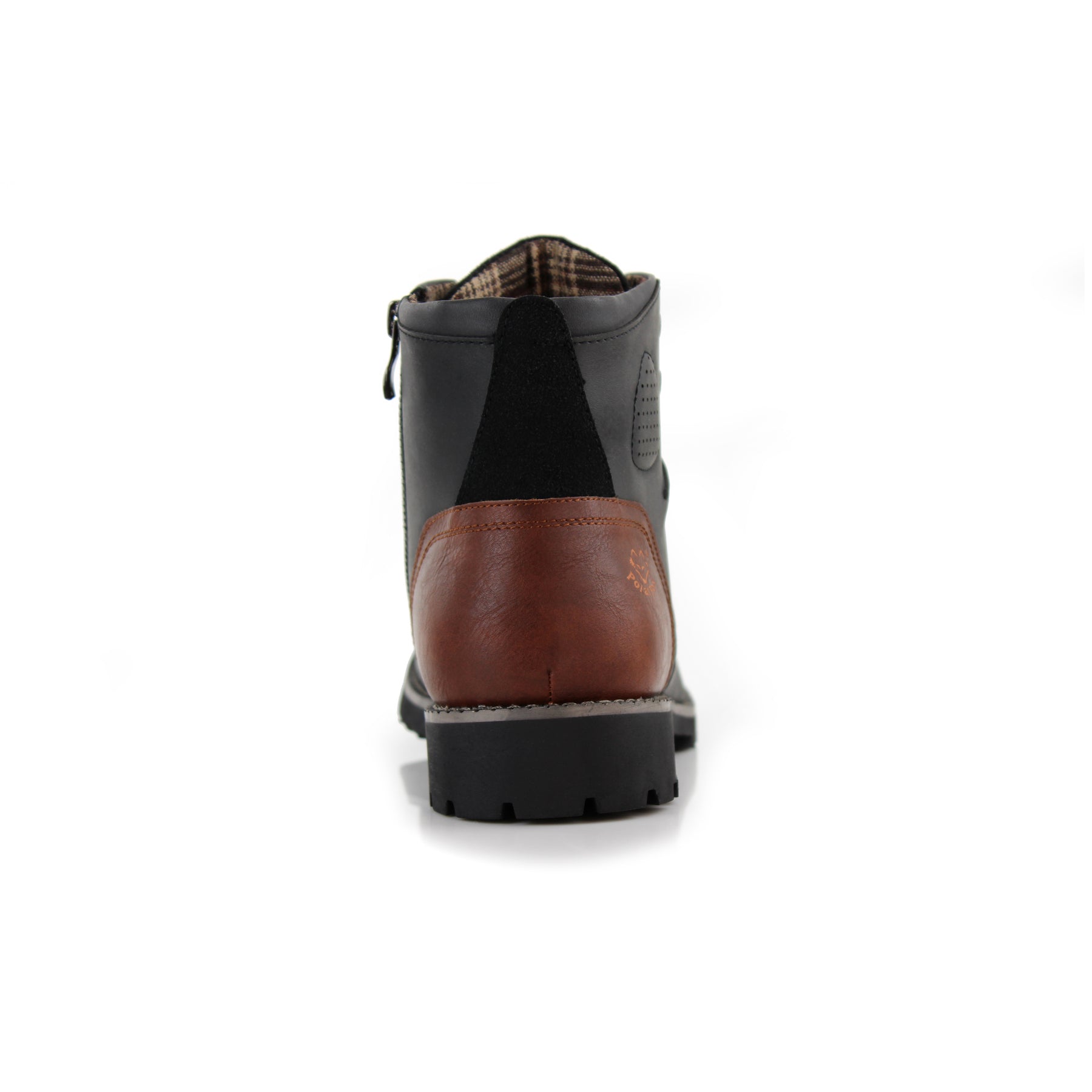 Two-Toned Rugged Boots | Homer by Polar Fox | Conal Footwear | Back Angle View