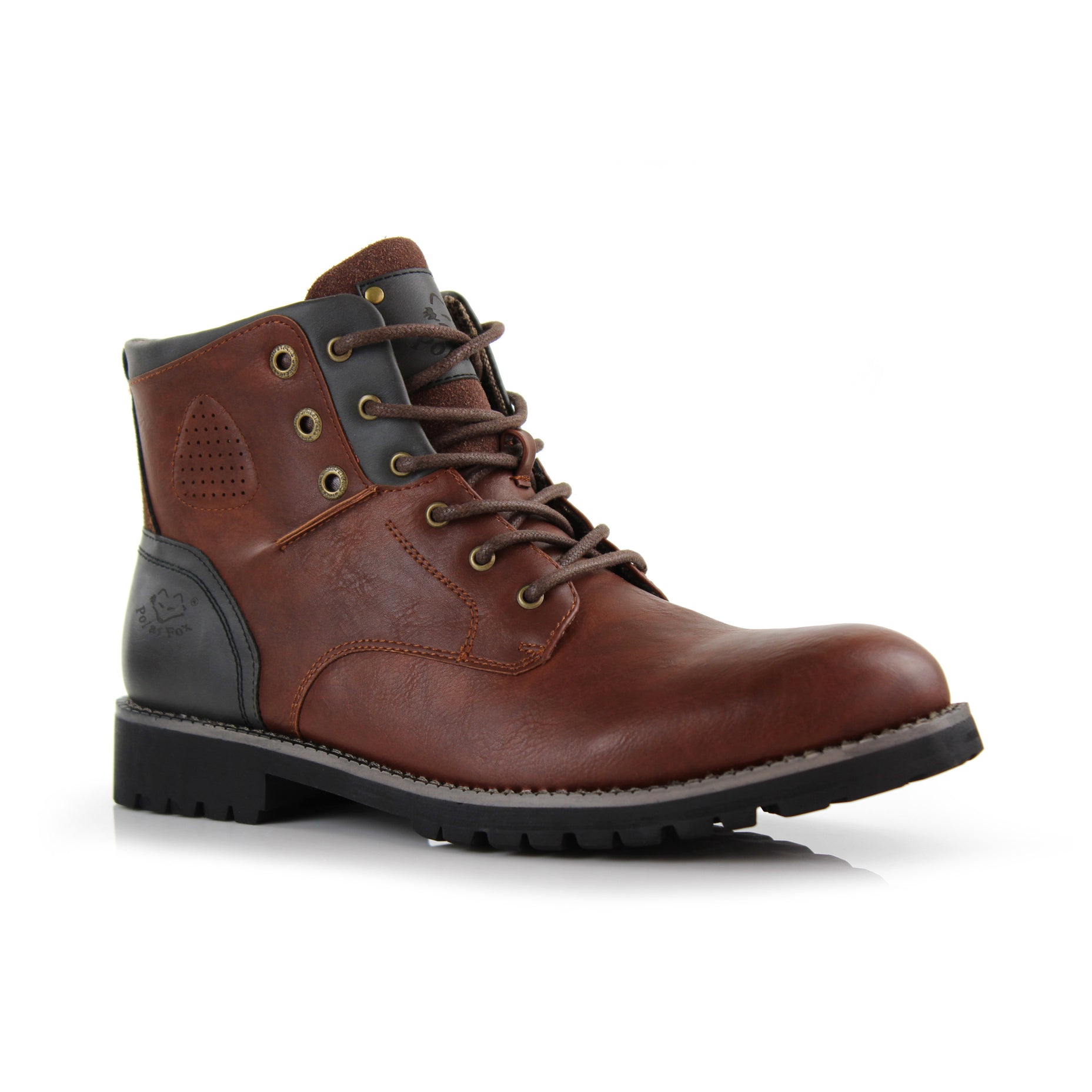 Two-Toned Rugged Boots | Homer by Polar Fox | Conal Footwear | Main Angle View