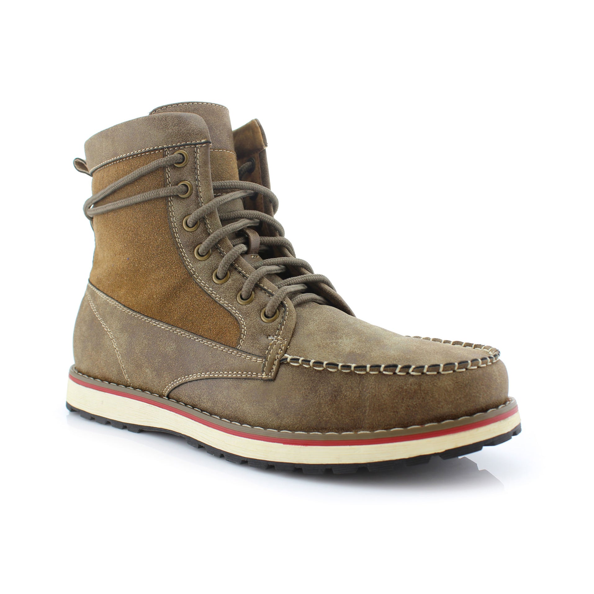 Moccasin-Style Moc-Toe Boots | Jasper by Polar Fox | Conal Footwear | Main Angle View
