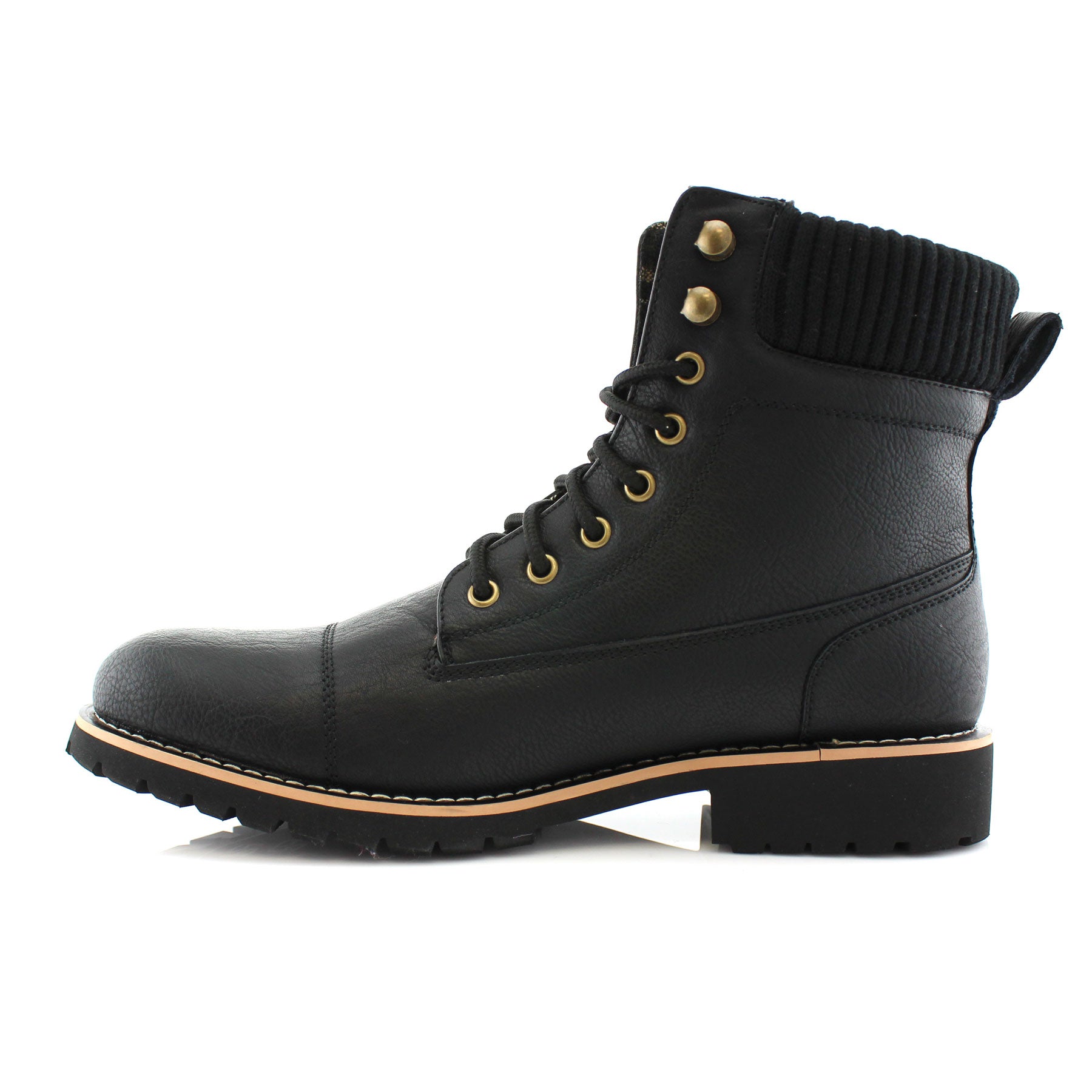 Heavy Duty Combat Boots | Wilson by Polar Fox | Conal Footwear | Inner Side Angle View