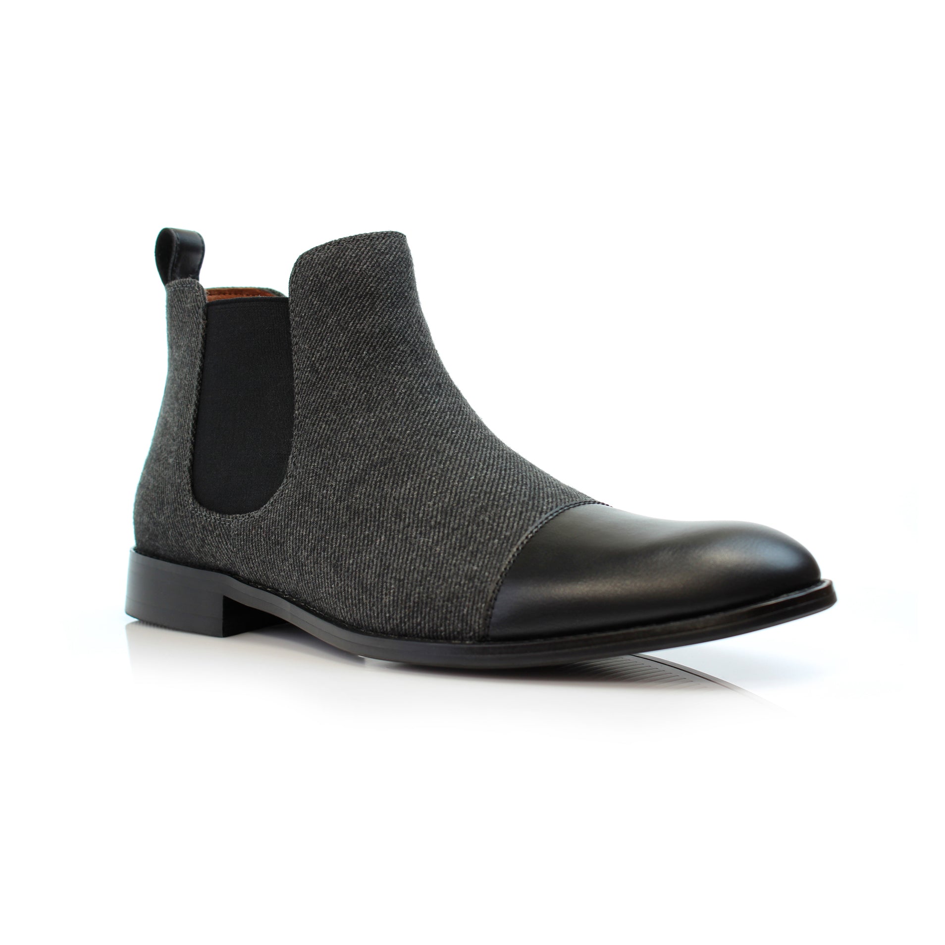 Duo-Textured Chelsea Boots | Forbes by Polar Fox | Conal Footwear | Main Angle View