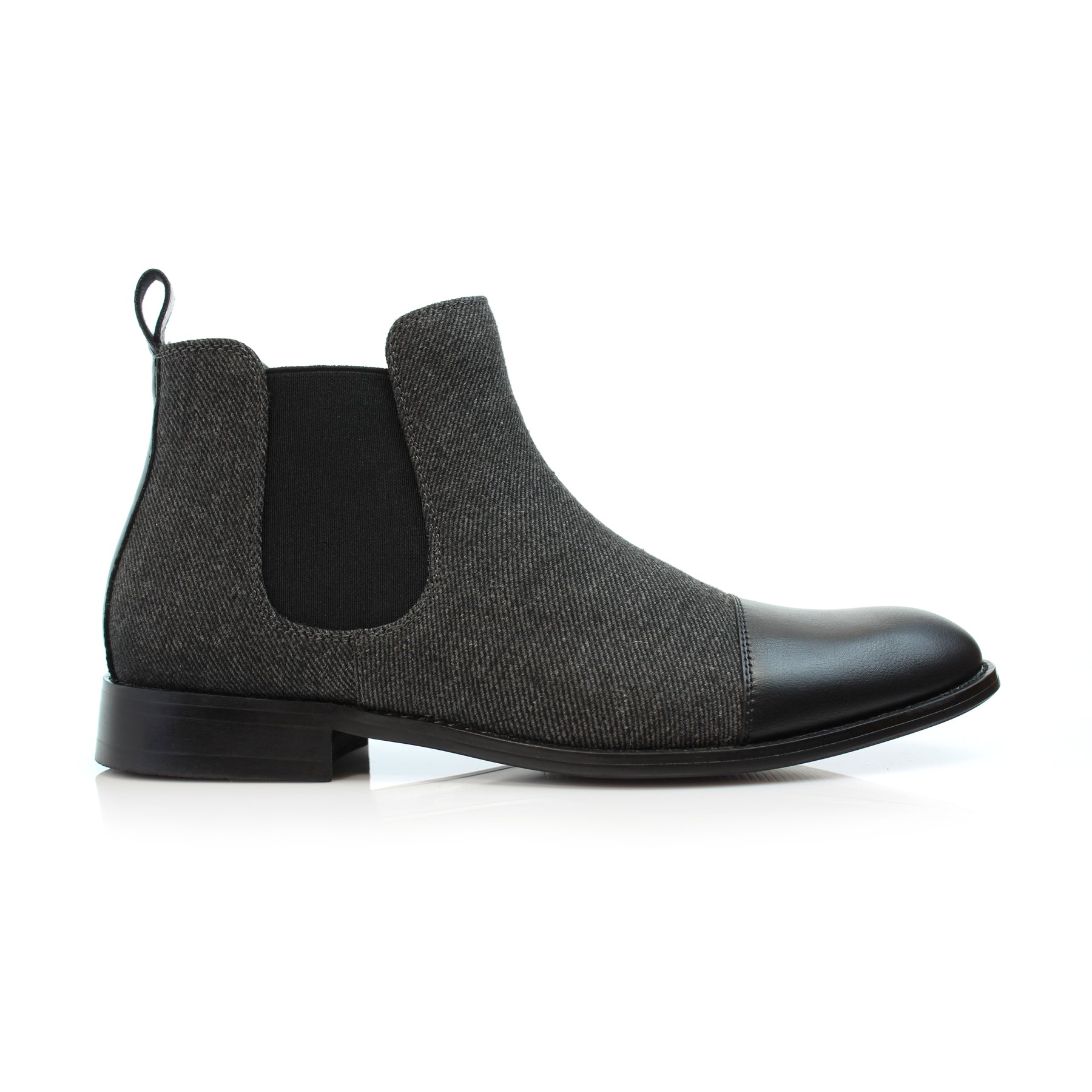 Duo-Textured Chelsea Boots | Forbes by Polar Fox | Conal Footwear | Outer Side Angle View