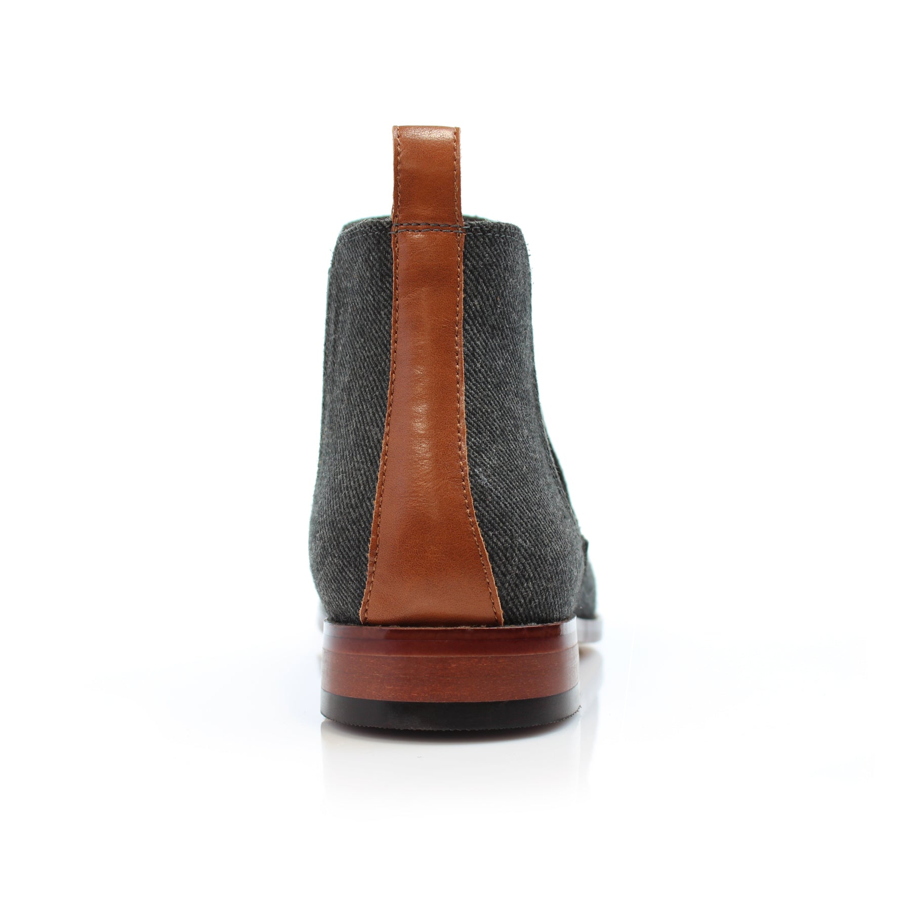 Duo-Textured Chelsea Boots | Forbes by Polar Fox | Conal Footwear | Back Angle View