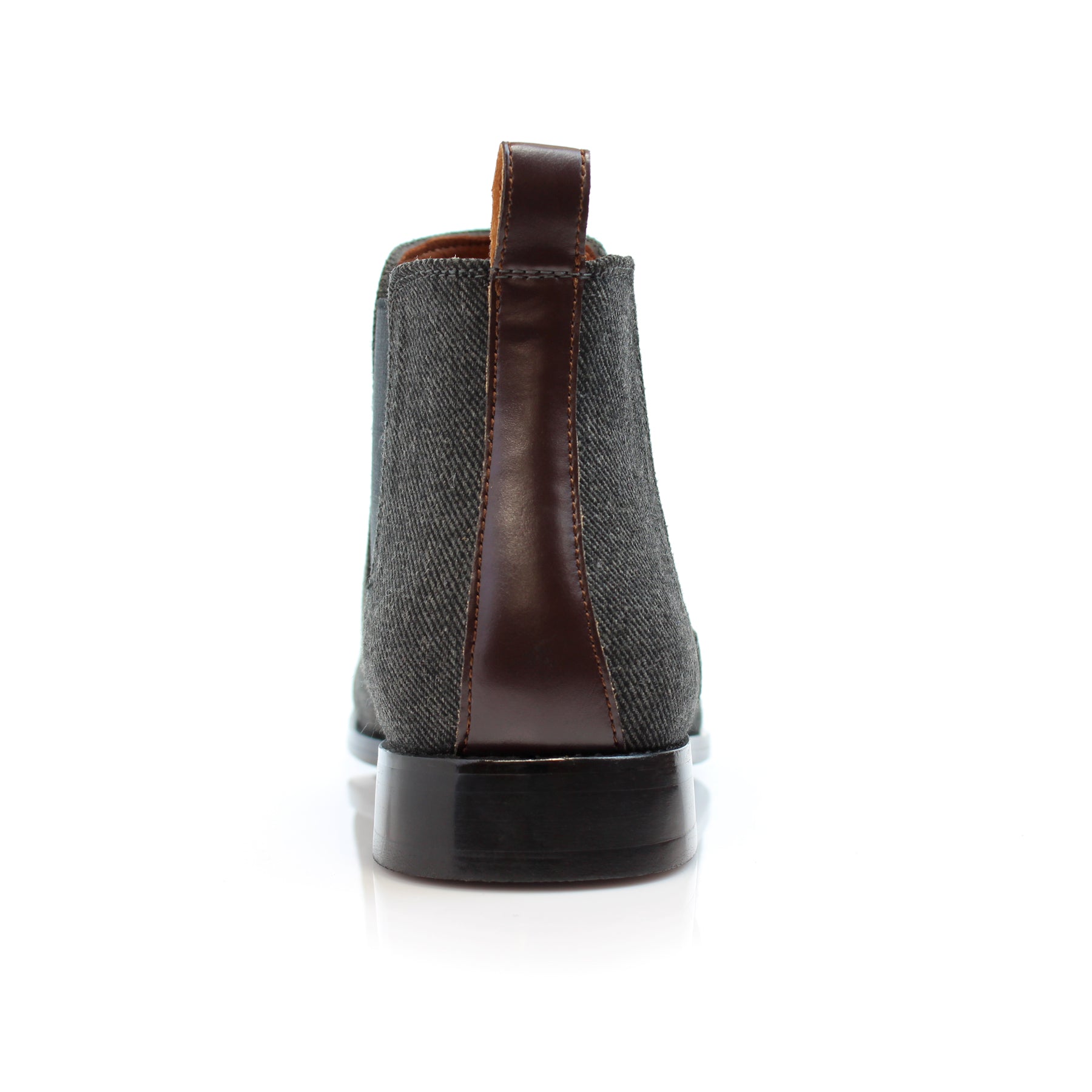 Duo-Textured Chelsea Boots | Forbes by Polar Fox | Conal Footwear | Back Angle View