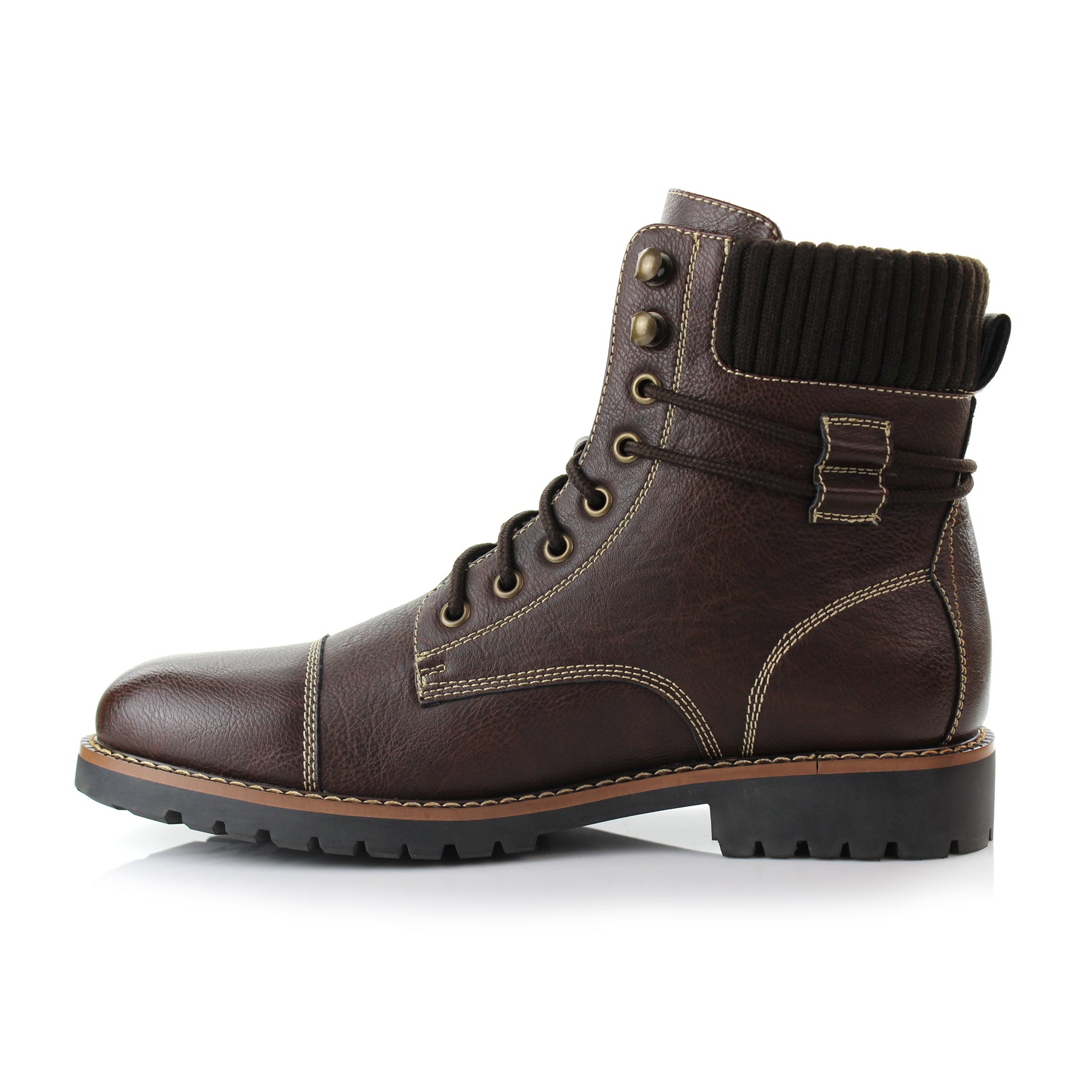 Padded Embossed Winter Boots | Nicholas by Polar Fox | Conal Footwear | Inner Side Angle View