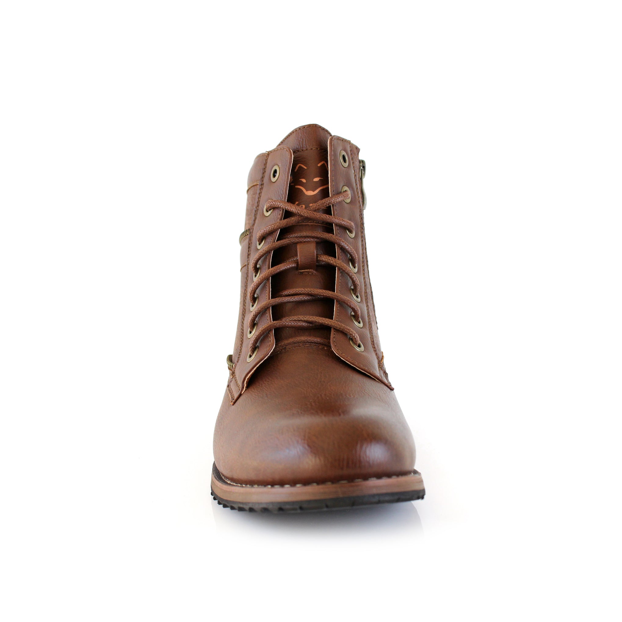Embossed High-Top Boots | Roy by Polar Fox | Conal Footwear | Front Angle View