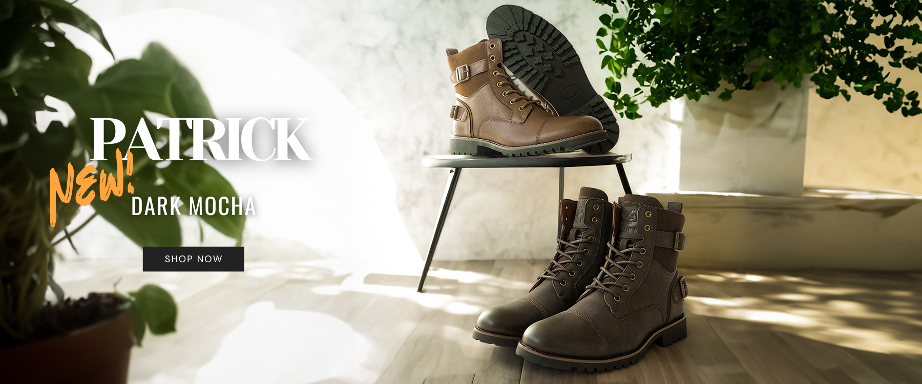 New Arrivals | Classic Combat Boot Patrick | New Color | Hot Sellers | Easy & Comfortable Fit with Memory Foam | Conal Footwear