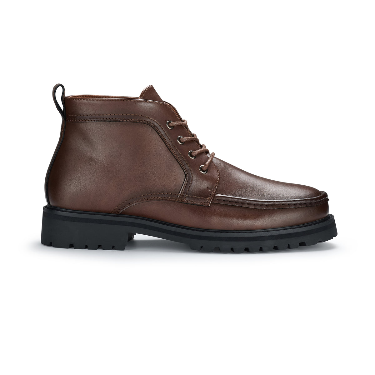 Men's Moc-Toe Derby Boots | Ranger by Ferro Aldo | Conal Footwear | Outer Side Angle View
