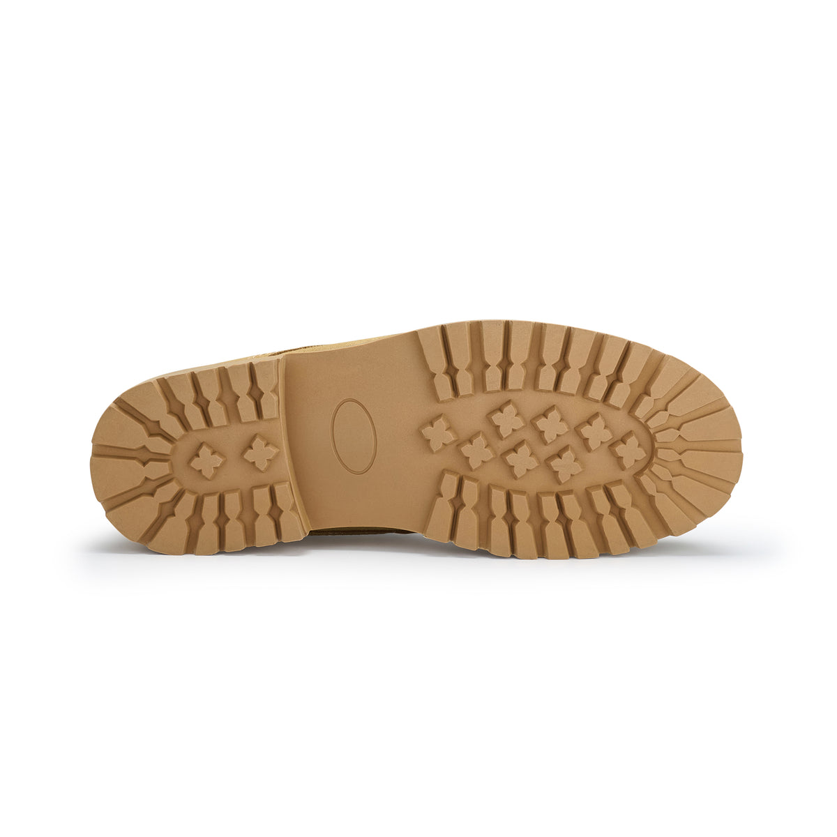 Men's Moc-Toe Derby Boots | Ranger by Ferro Aldo | Conal Footwear | Bottom Sole Angle View