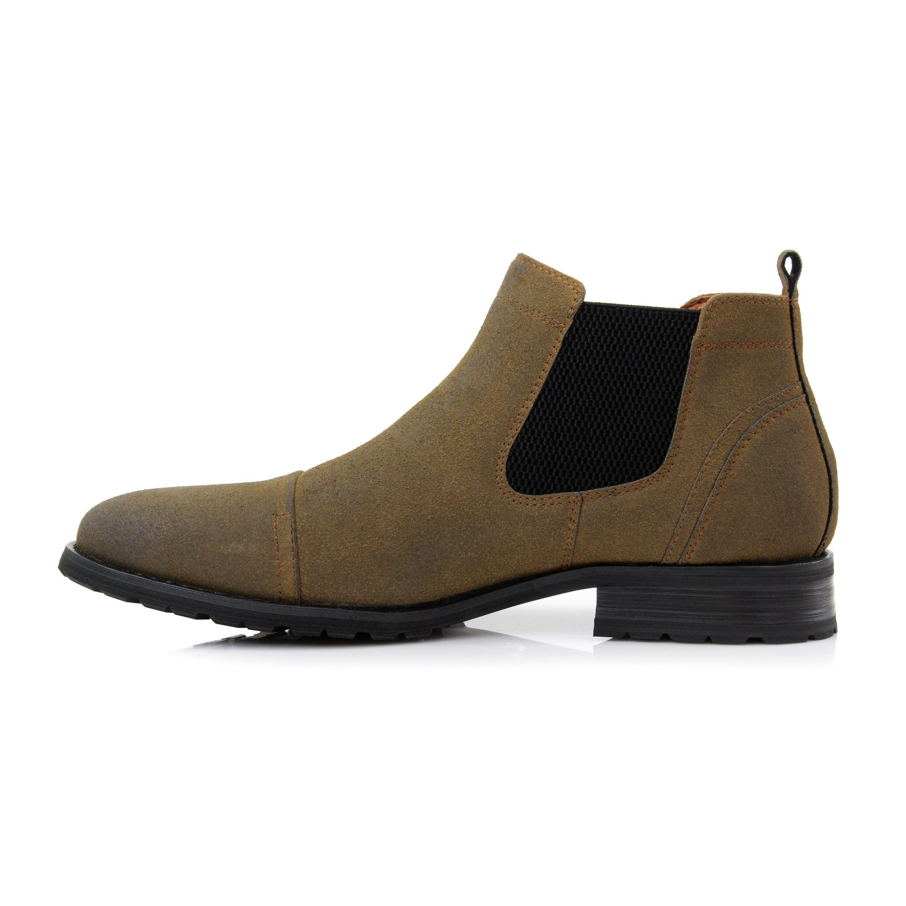 Suede Chelsea Boots | Sterling by Ferro Aldo | Conal Footwear | Inner Side Angle View