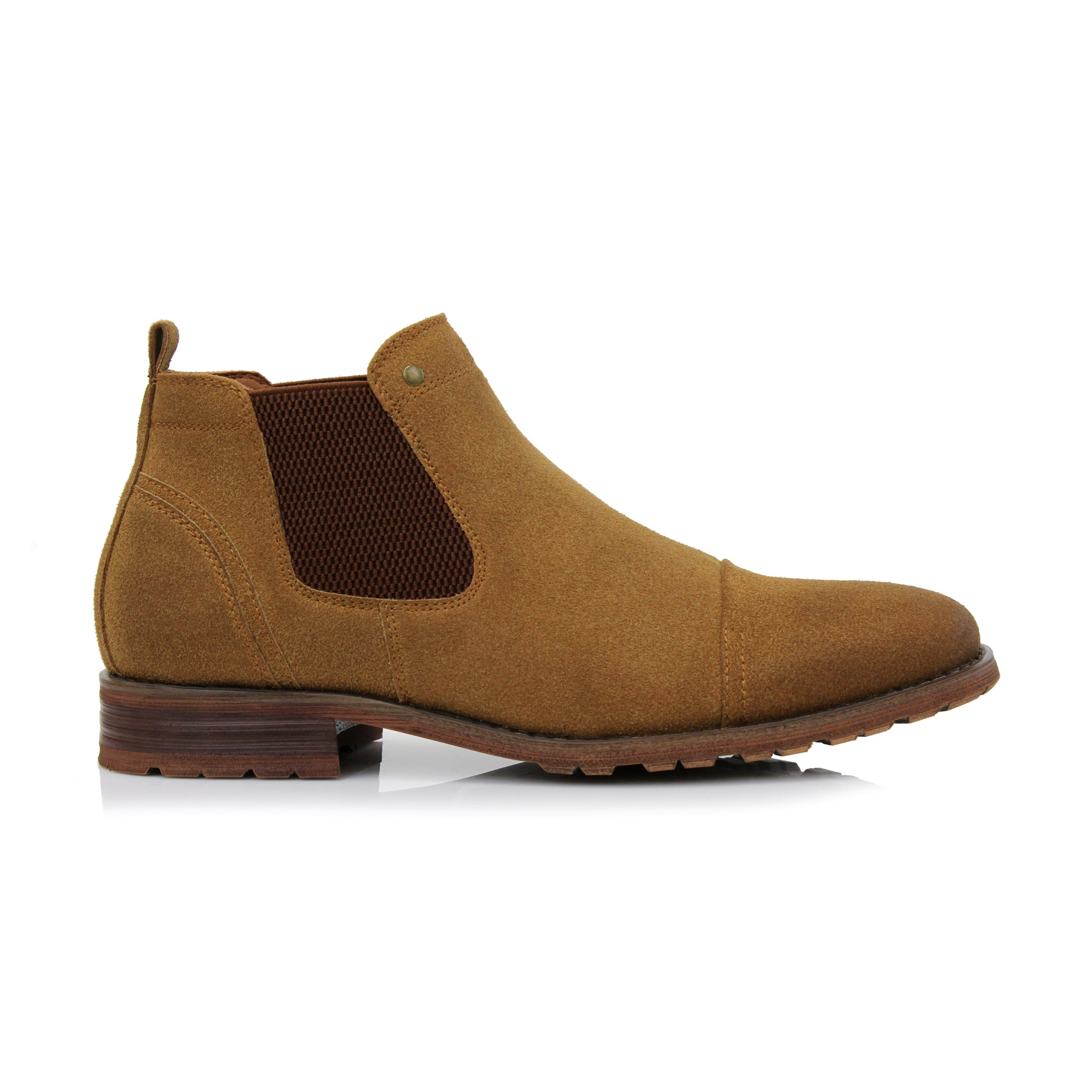 Suede Chelsea Boots | Sterling by Ferro Aldo | Conal Footwear | Outer Side Angle View