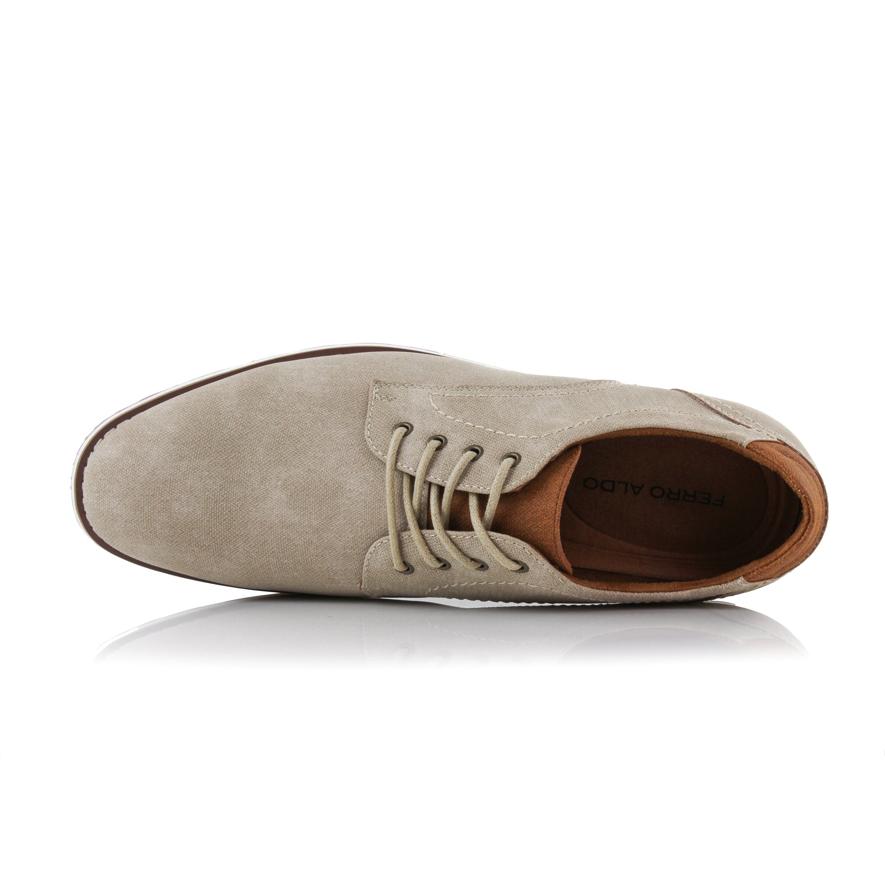 Embossed Derby Sneakers | Thomas by Ferro Aldo | Conal Footwear | Top-Down Angle View