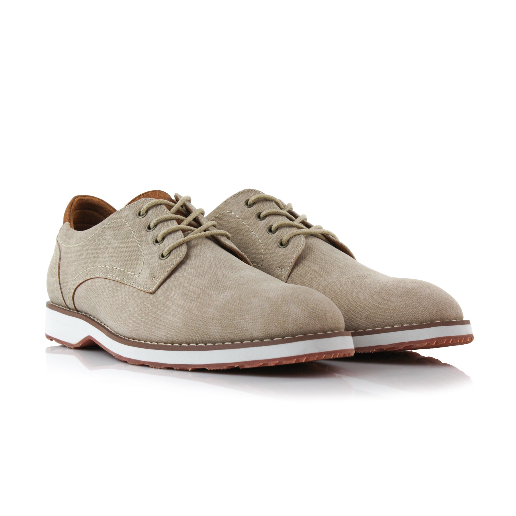 Embossed Derby Sneakers | Thomas by Ferro Aldo | Conal Footwear | Paired Angle View
