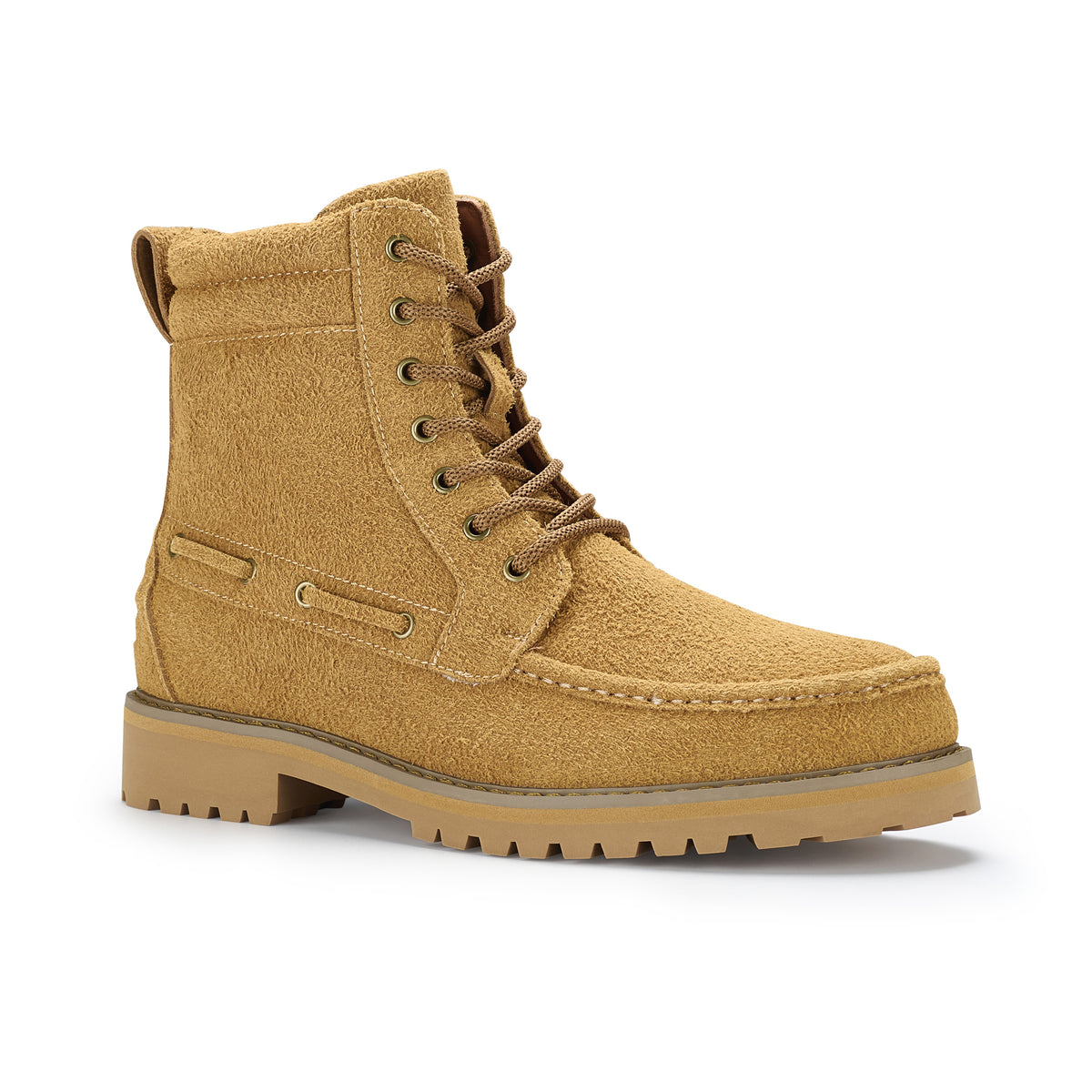 Men's Moc Toe Lace-Up Boots | Trek by Polar Fox | Conal Footwear | Main Angle View