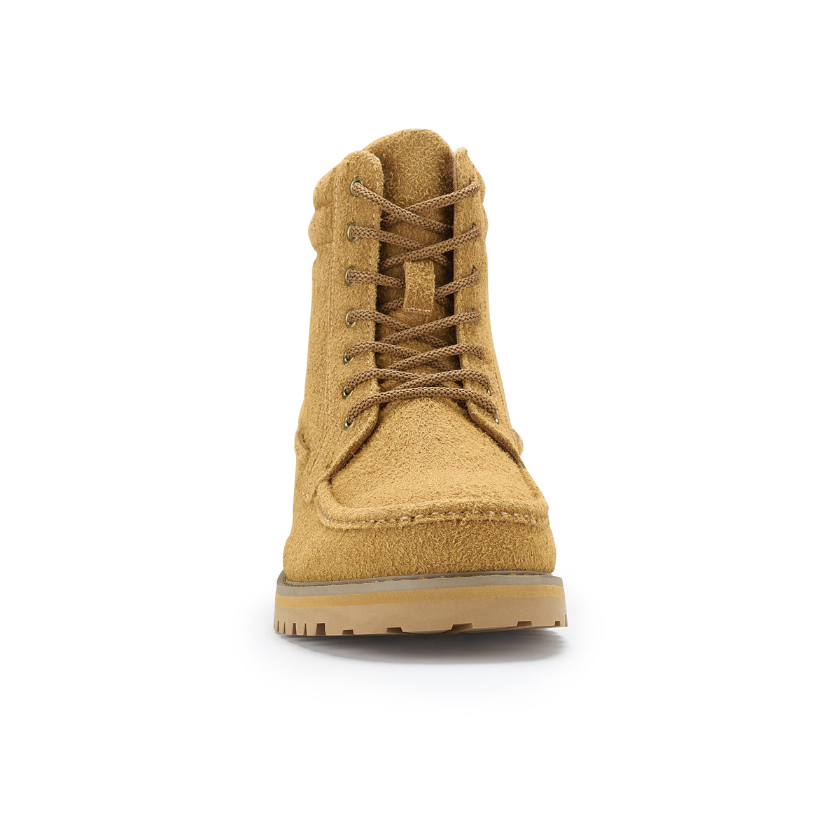Men's Moc Toe Lace-Up Boots | Trek by Polar Fox | Conal Footwear | Front Angle View