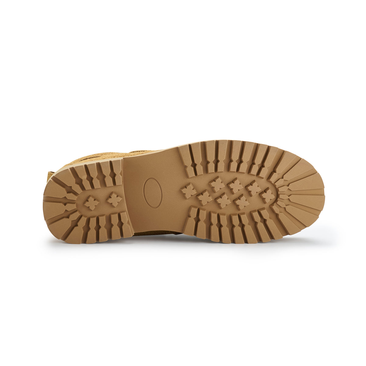 Men's Moc Toe Lace-Up Boots | Trek by Polar Fox | Conal Footwear | Bottom Sole Angle View