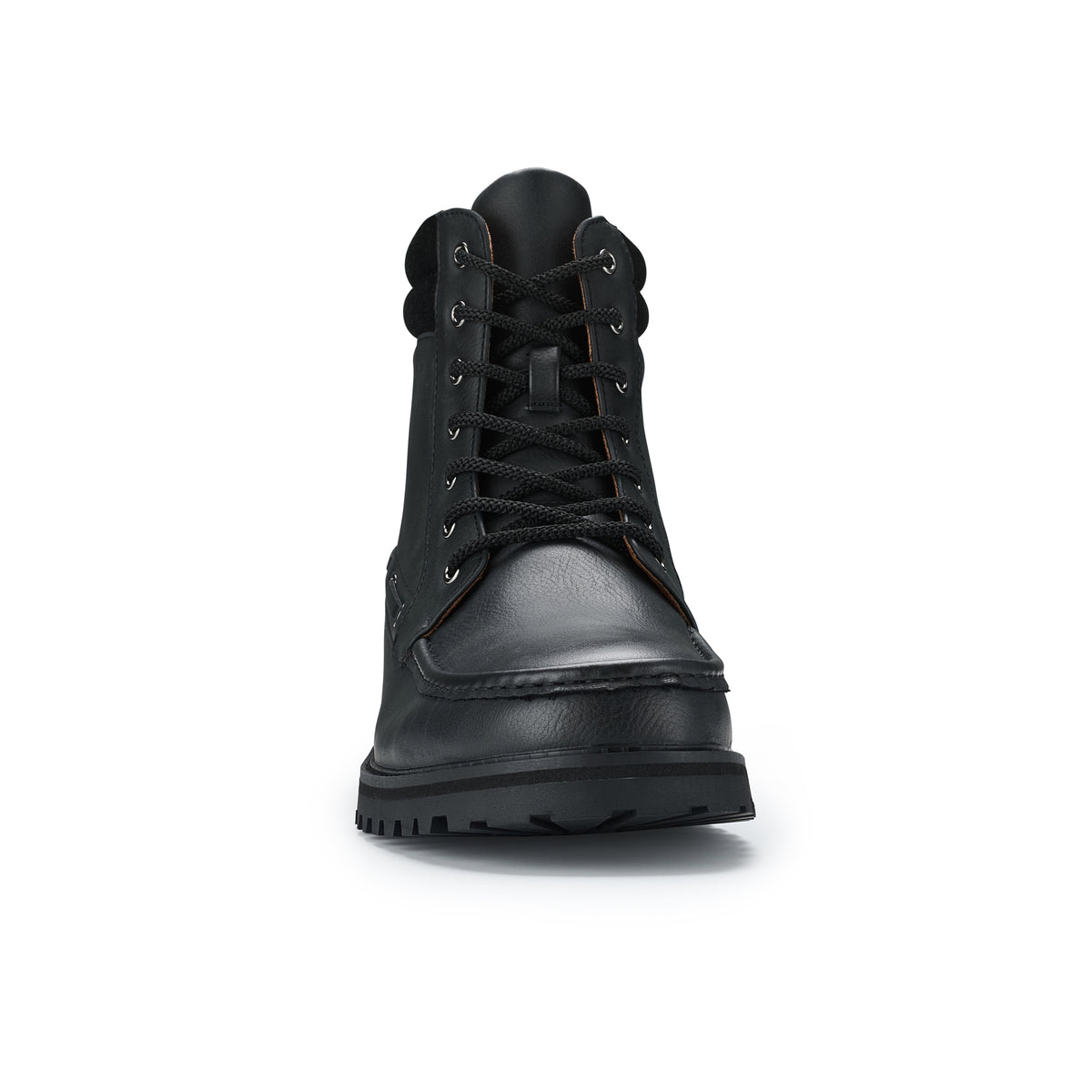 Men's Moc Toe Lace-Up Boots | Trek by Polar Fox | Conal Footwear | Front Angle View