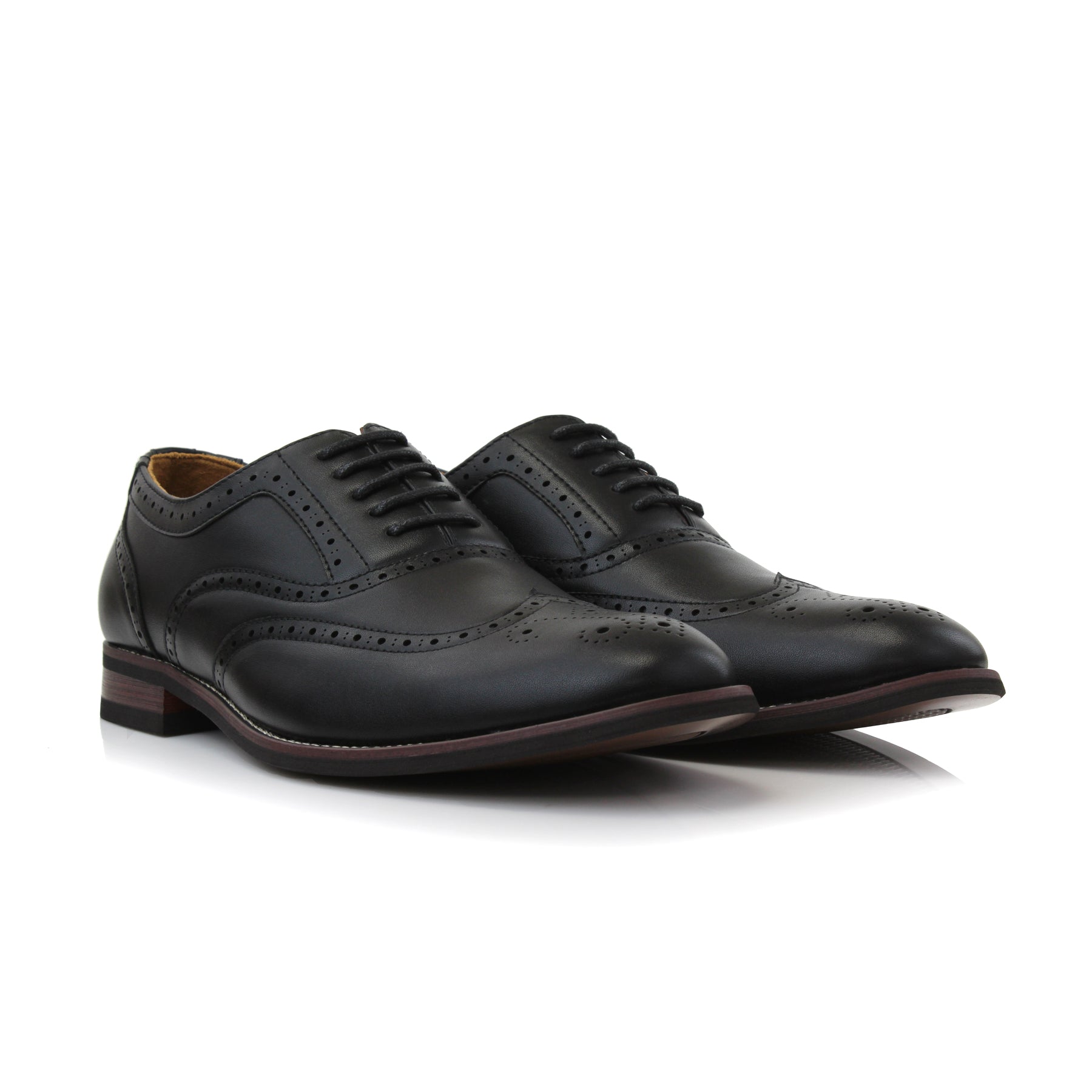 Brogue Wingtip Oxfords | Arthur by Ferro Aldo | Conal Footwear | Paired Angle View