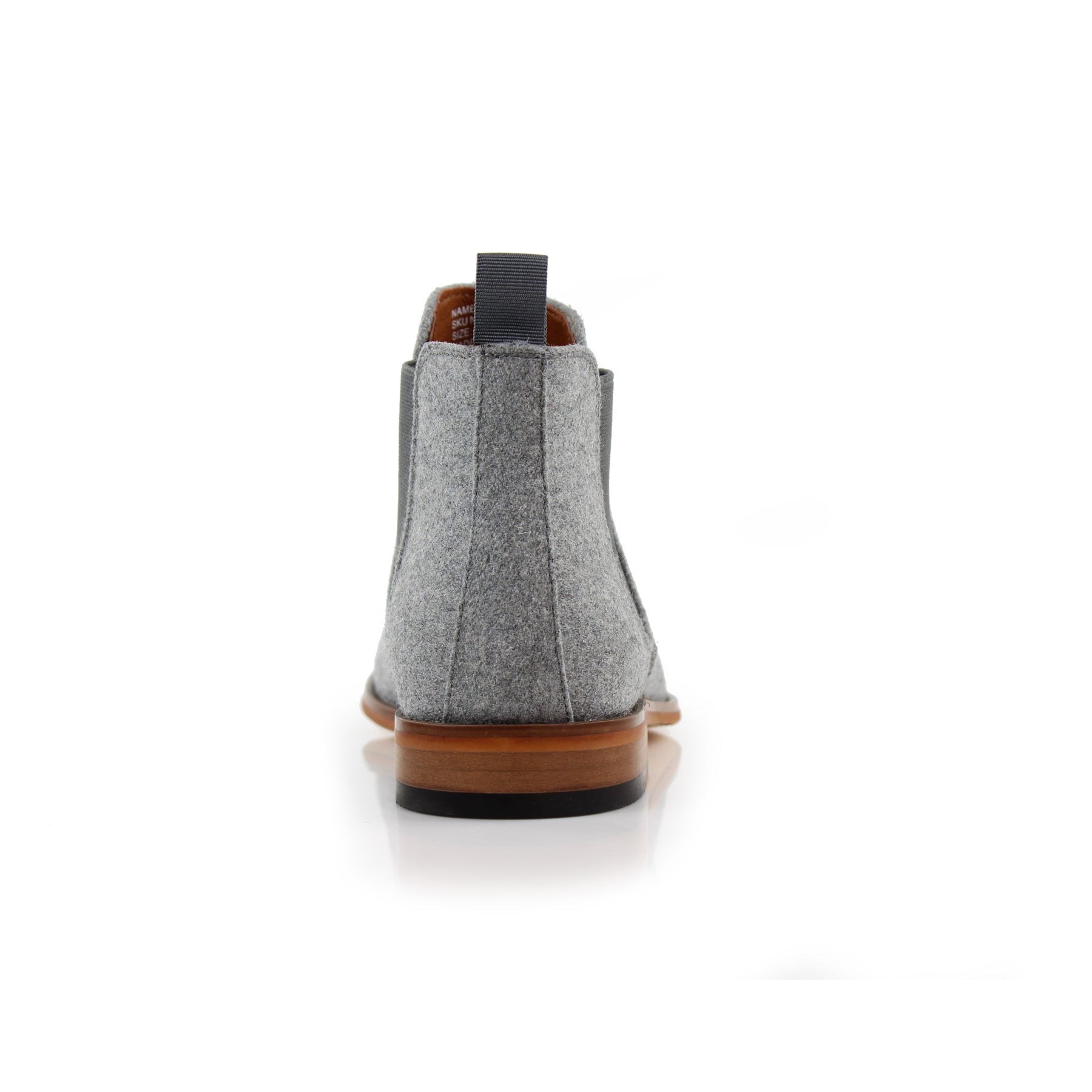 Woolen Chelsea Boots | Barrett by Polar Fox | Conal Footwear | Back Angle View