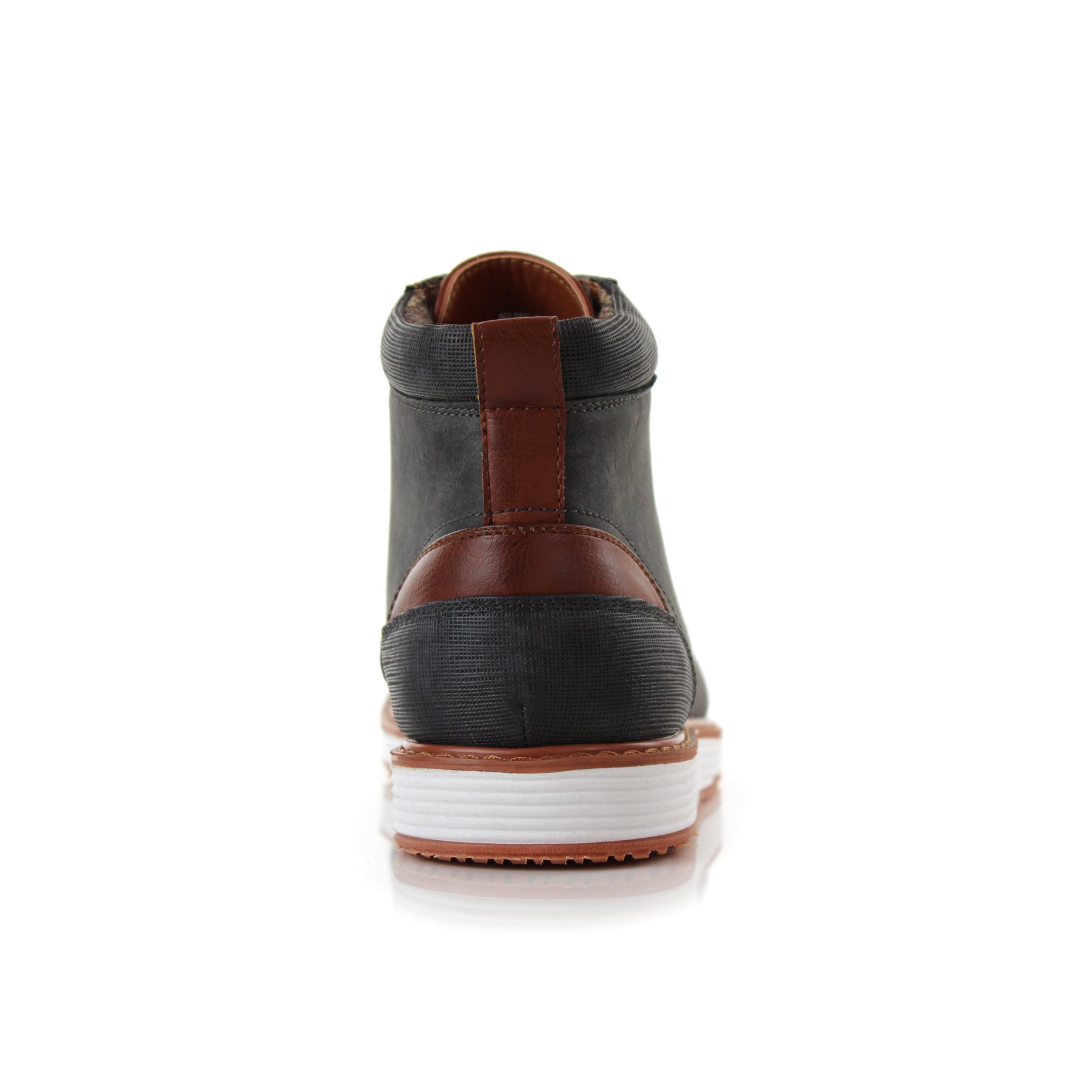 Cap-Toe Ankle Boot Sneakers | Birt by Ferro Aldo | Conal Footwear | Back Angle View