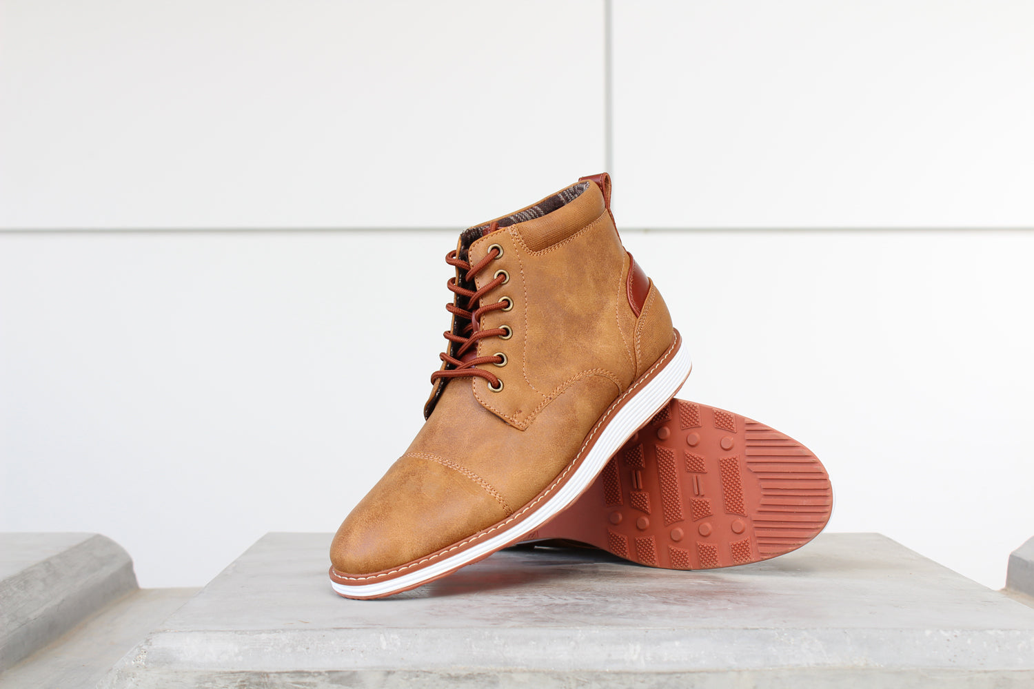 Cap-Toe Ankle Boot Sneakers | Birt by Ferro Aldo | Conal Footwear | Photography View