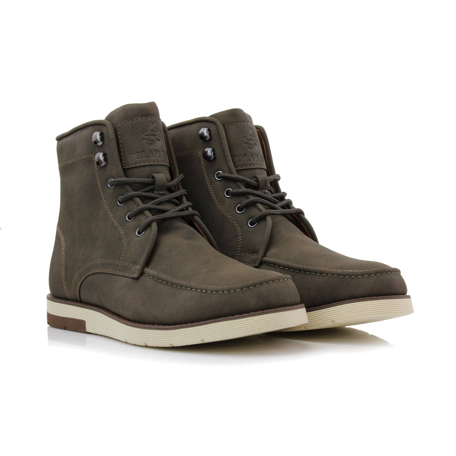 Moc-Toe High-Top Boots | Brixton by Polar Fox | Conal Footwear | Paired Angle View
