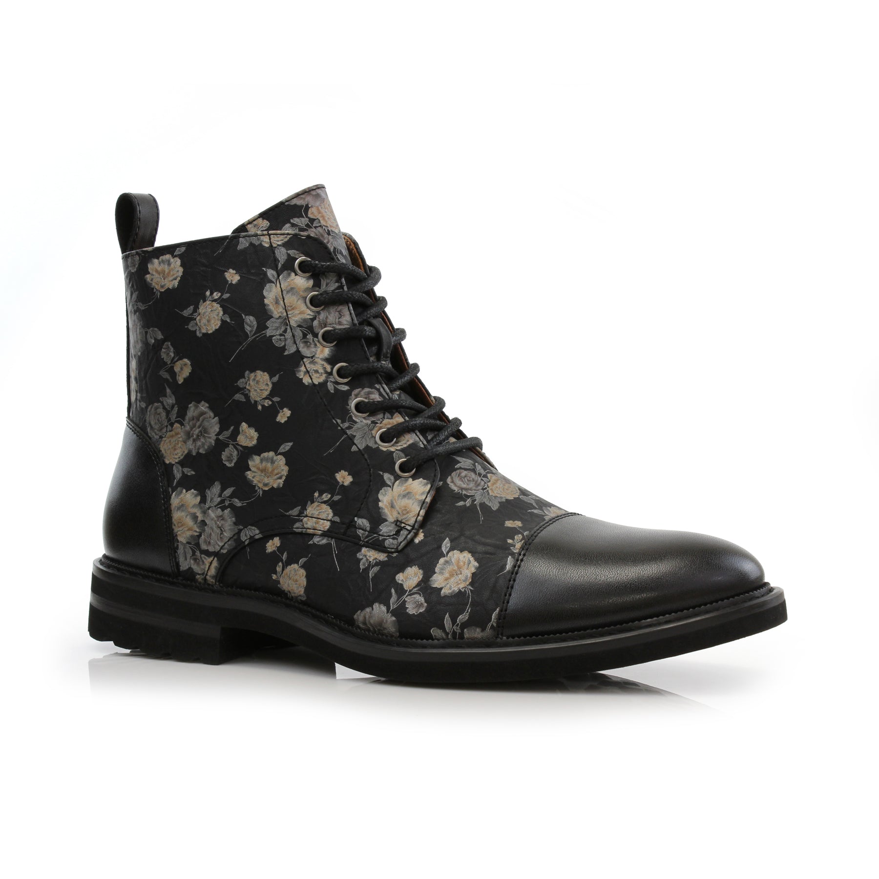 Floral High-Top Boot | Brooke by Polar Fox | Conal Footwear | Main Angle View
