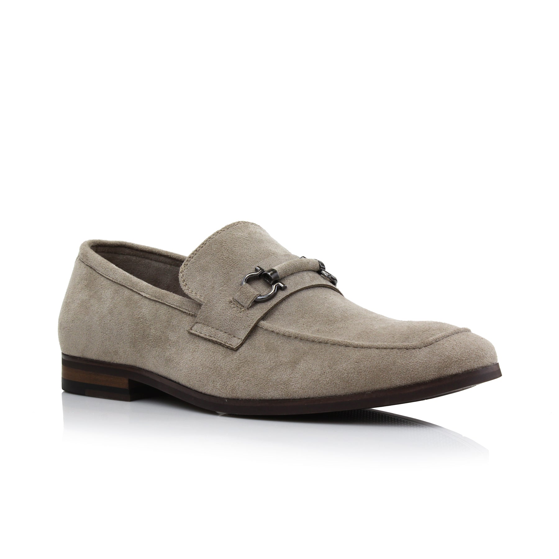 Metal Buckle Suede Loafers | Demitri by Ferro Aldo | Conal Footwear | Main Angle View